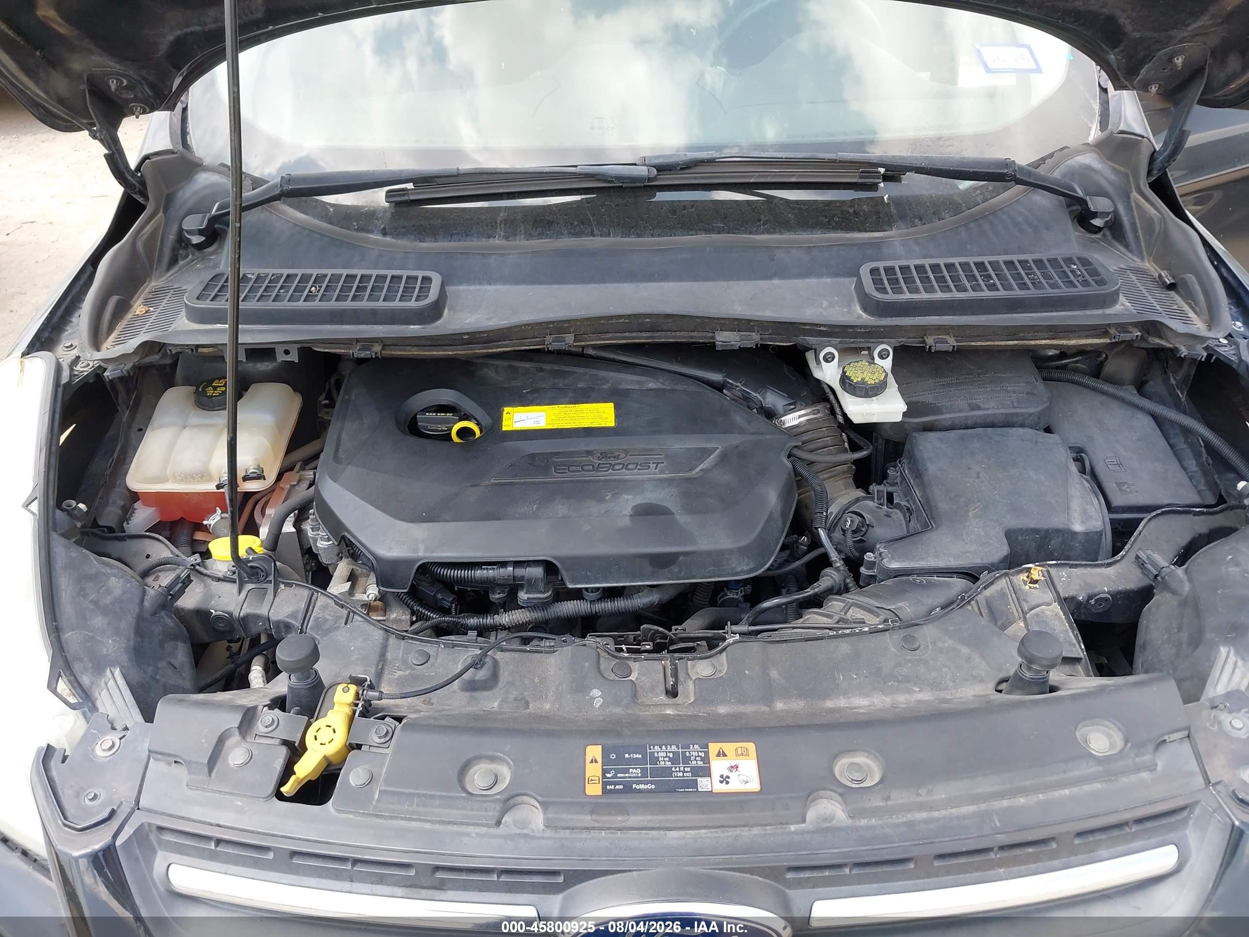 2015 Ford Escape Se Black vin: 1FMCU0GX4FUB93111