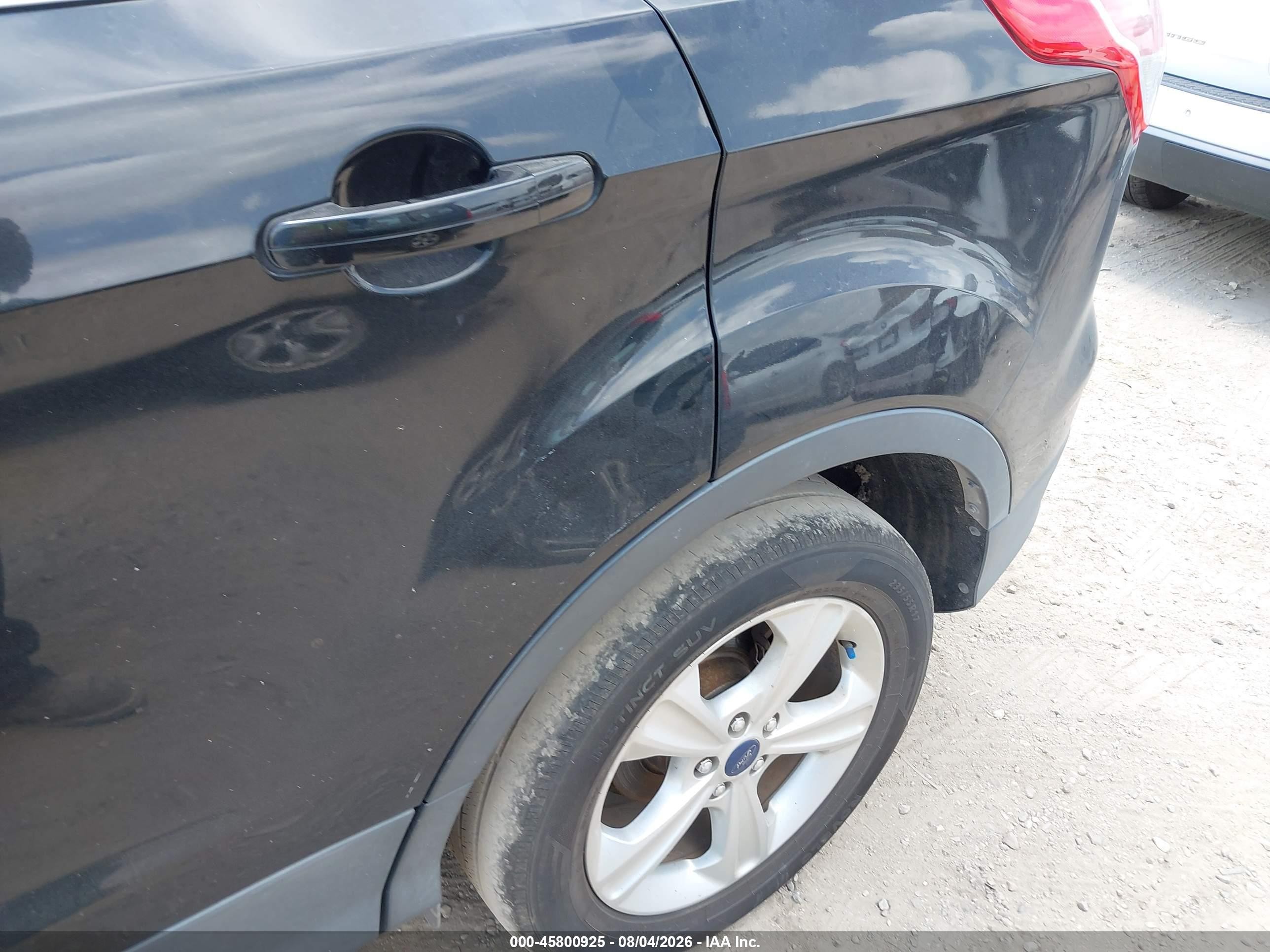 2015 Ford Escape Se Black vin: 1FMCU0GX4FUB93111