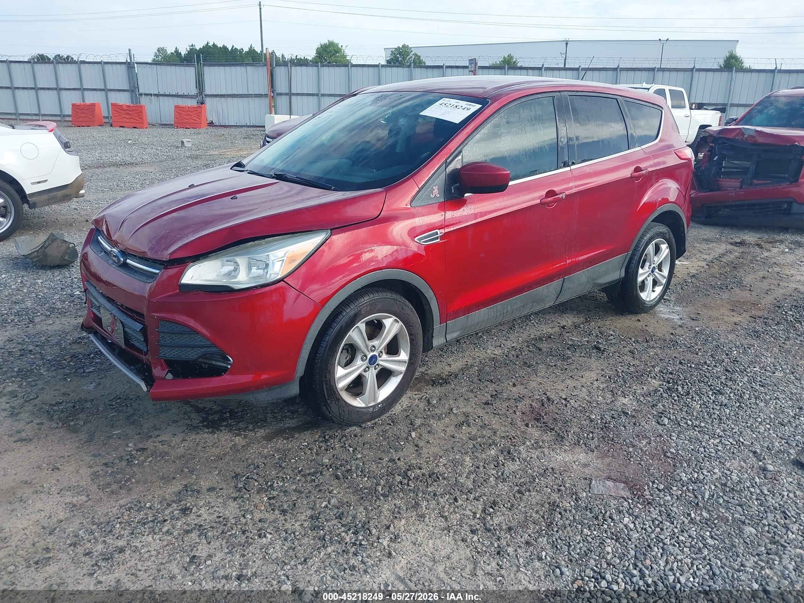 2015 Ford Escape Se Red vin: 1FMCU0GX4FUC10702