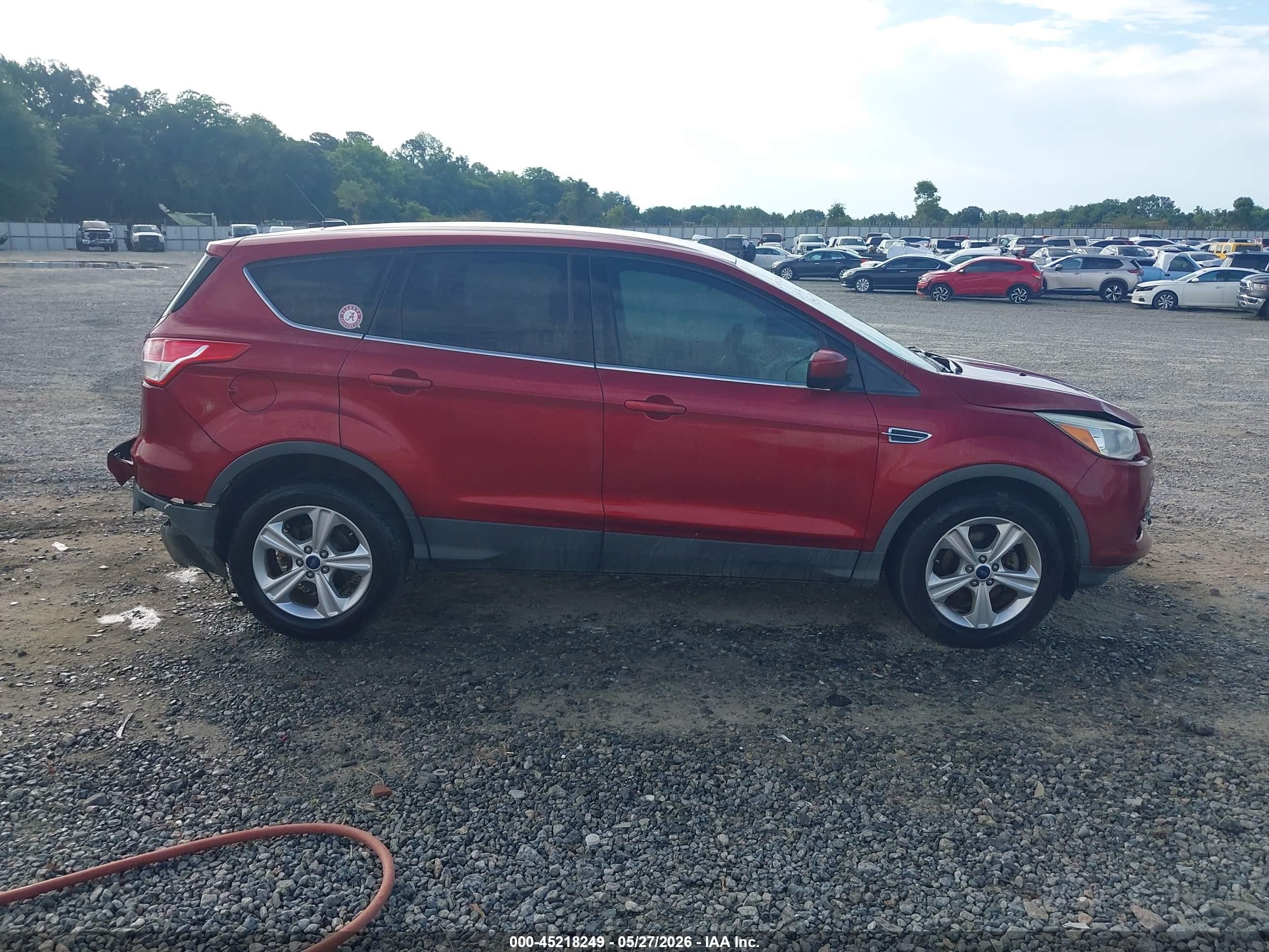 2015 Ford Escape Se Red vin: 1FMCU0GX4FUC10702