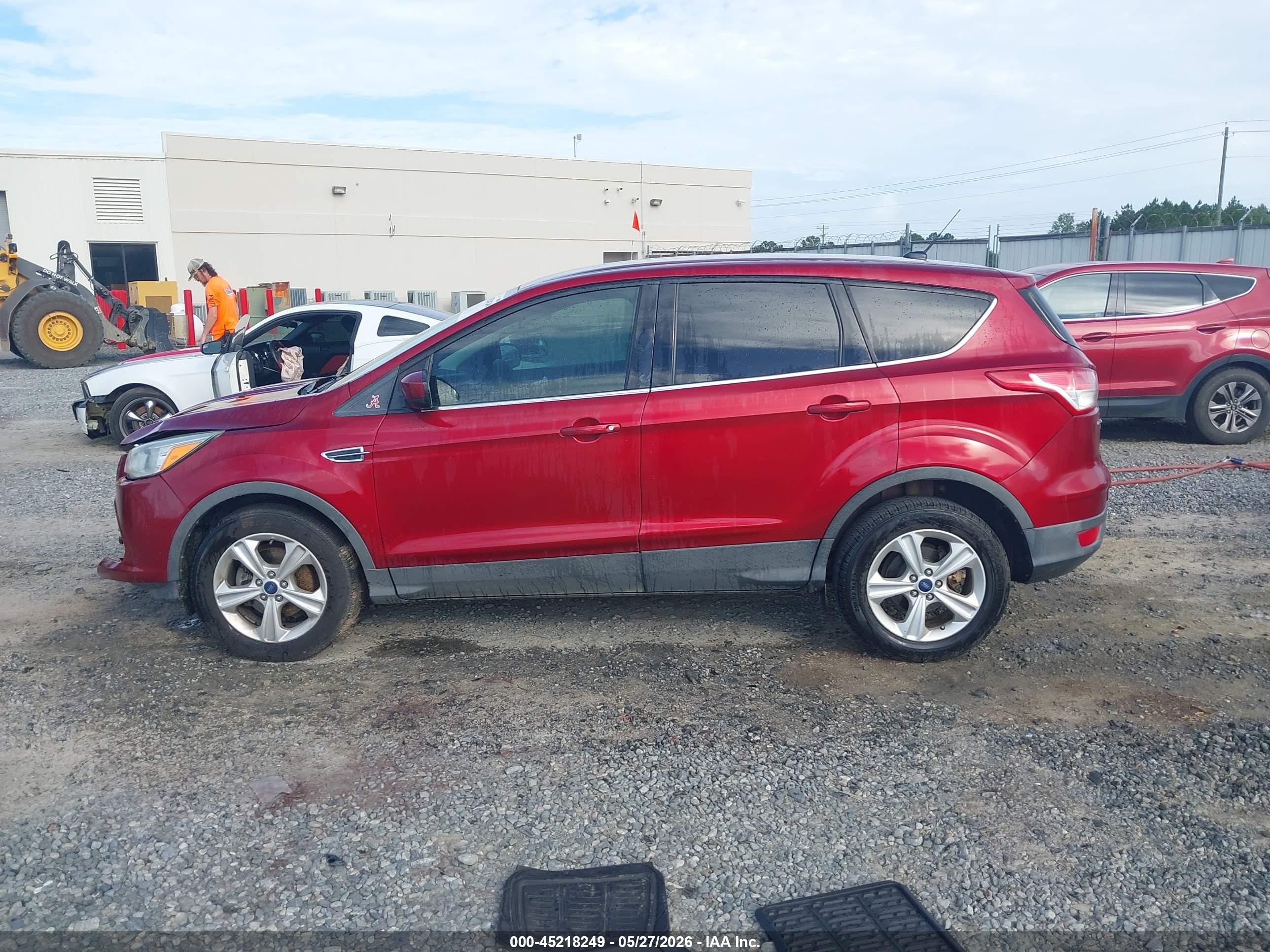 2015 Ford Escape Se Red vin: 1FMCU0GX4FUC10702