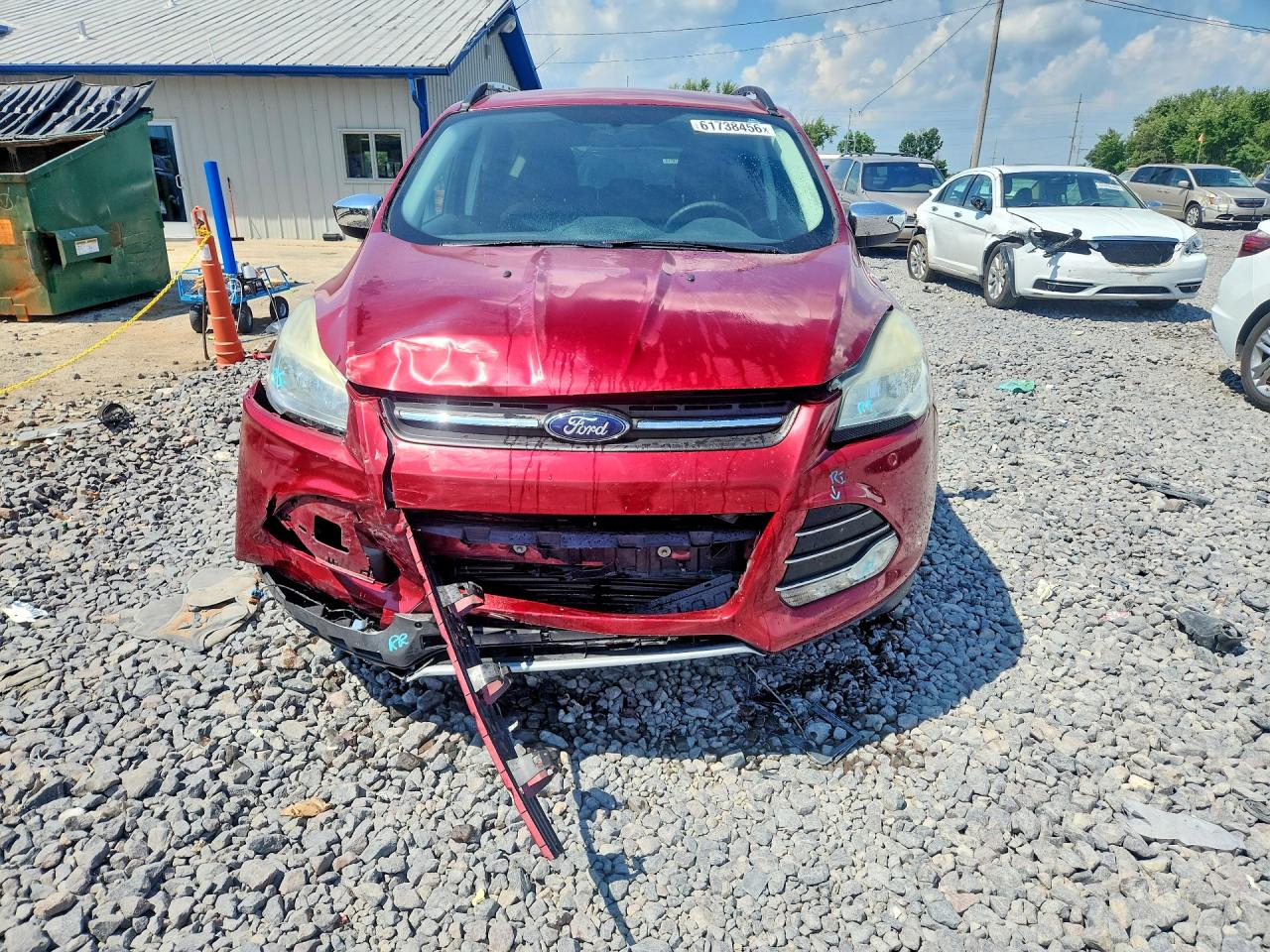 2015 Ford Escape Se Red vin: 1FMCU0GX4FUC21604