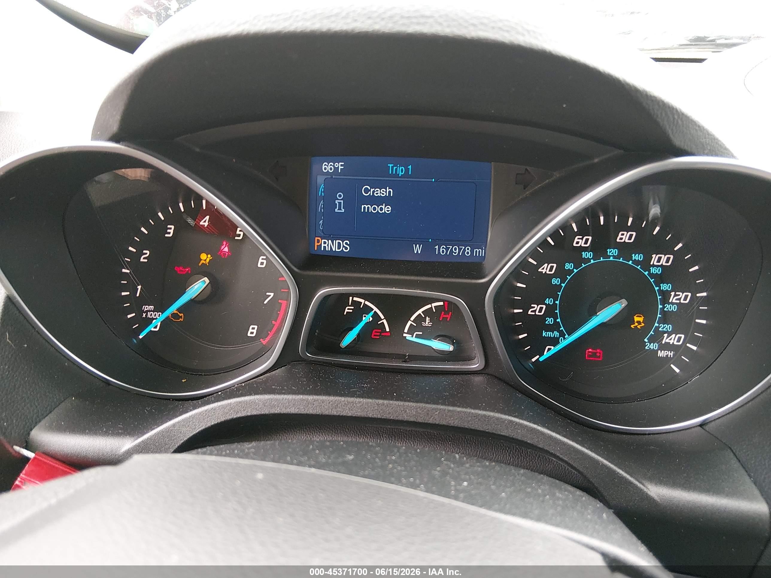 2015 Ford Escape Se Red vin: 1FMCU0GX4FUC34210