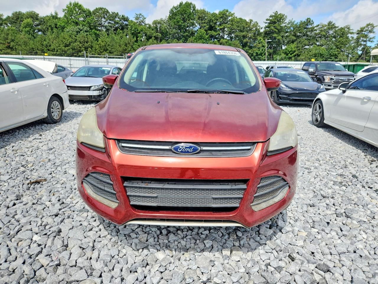 2015 Ford Escape Se Orange vin: 1FMCU0GX4FUC42257