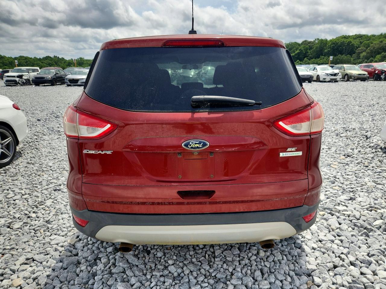 2015 Ford Escape Se Orange vin: 1FMCU0GX4FUC42257