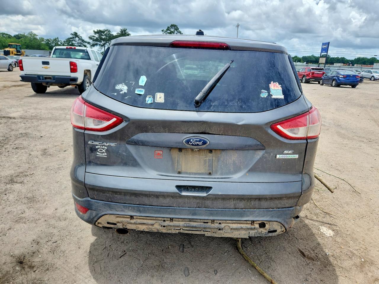 2015 Ford Escape Se Серый vin: 1FMCU0GX4FUC55249