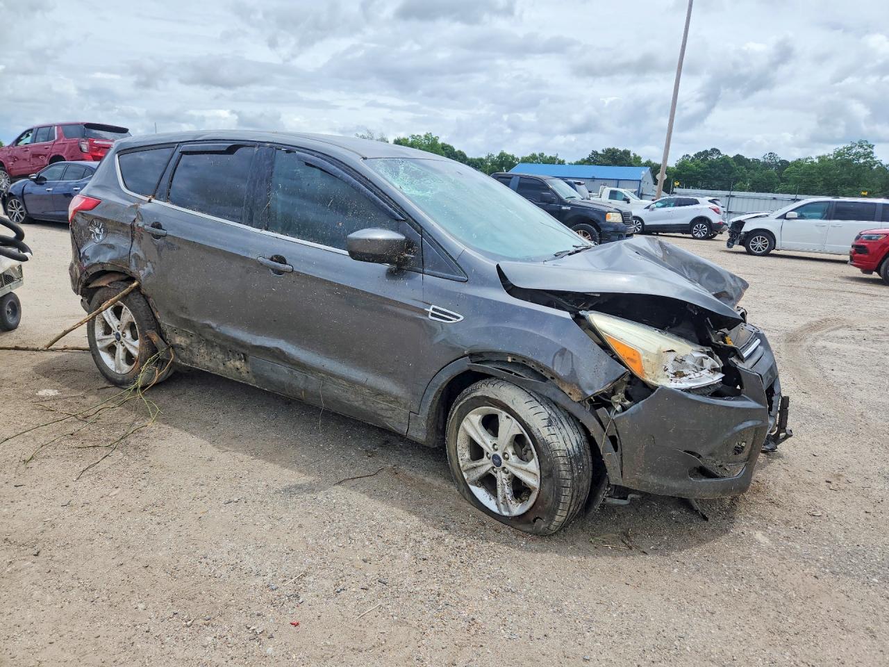 2015 Ford Escape Se Серый vin: 1FMCU0GX4FUC55249