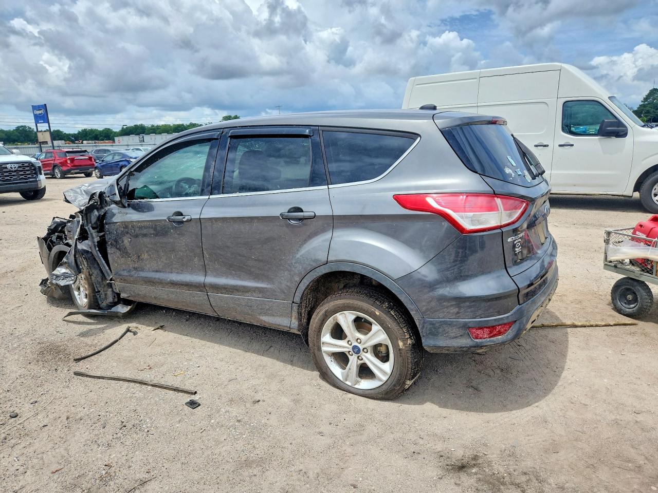 2015 Ford Escape Se Серый vin: 1FMCU0GX4FUC55249