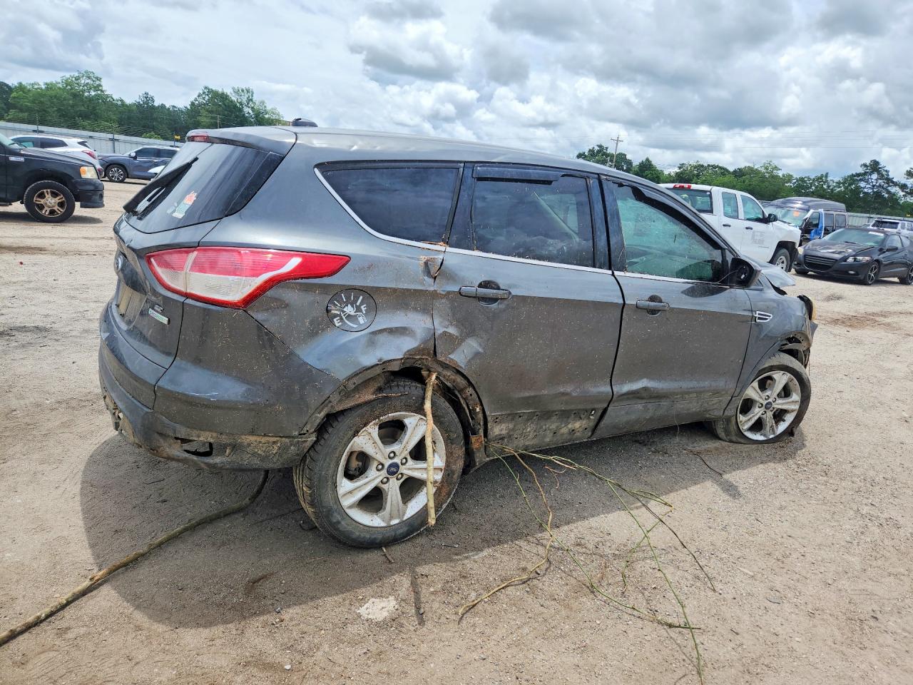 2015 Ford Escape Se Серый vin: 1FMCU0GX4FUC55249