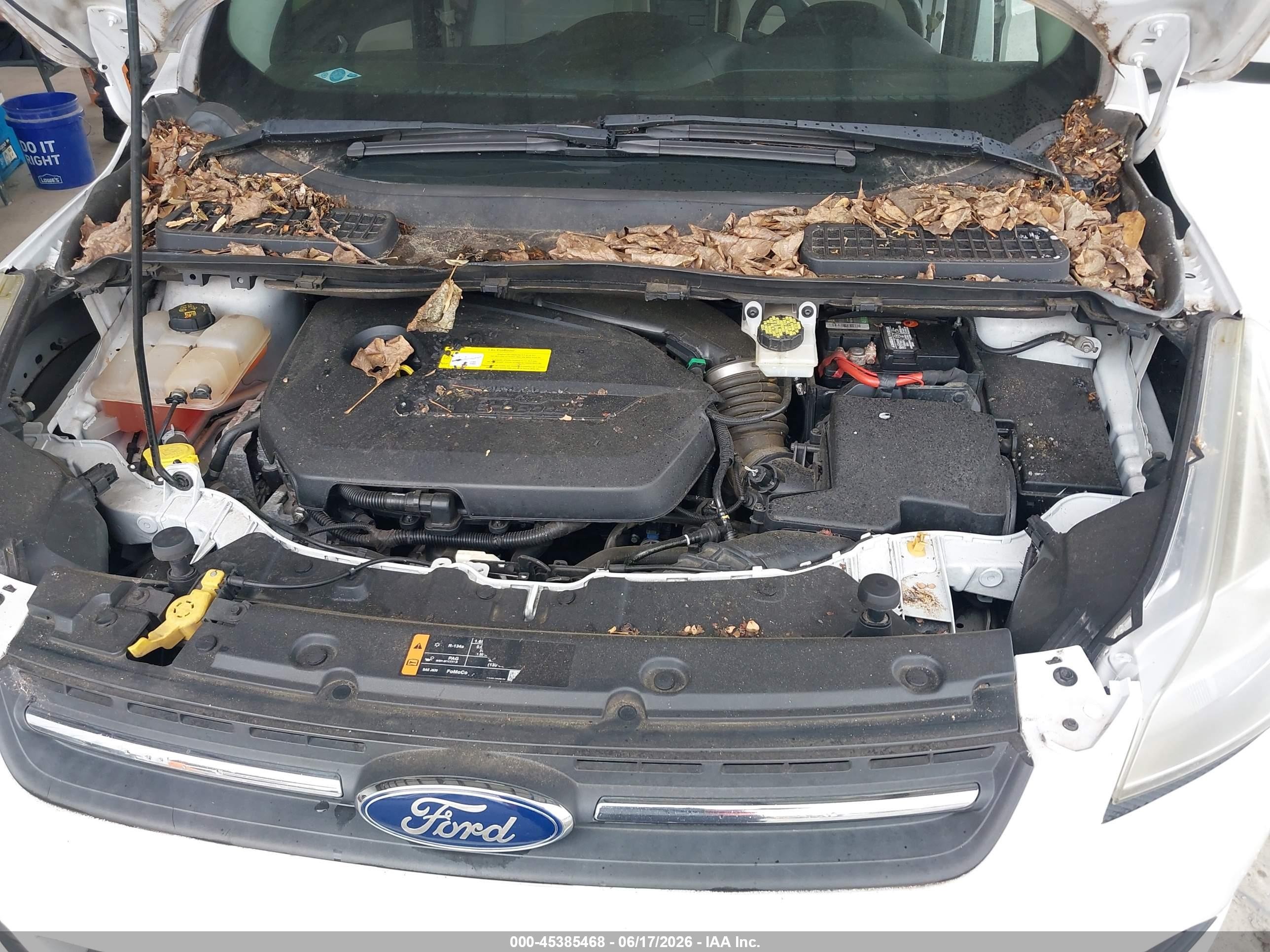 2015 Ford Escape Se White vin: 1FMCU0GX4FUC85528