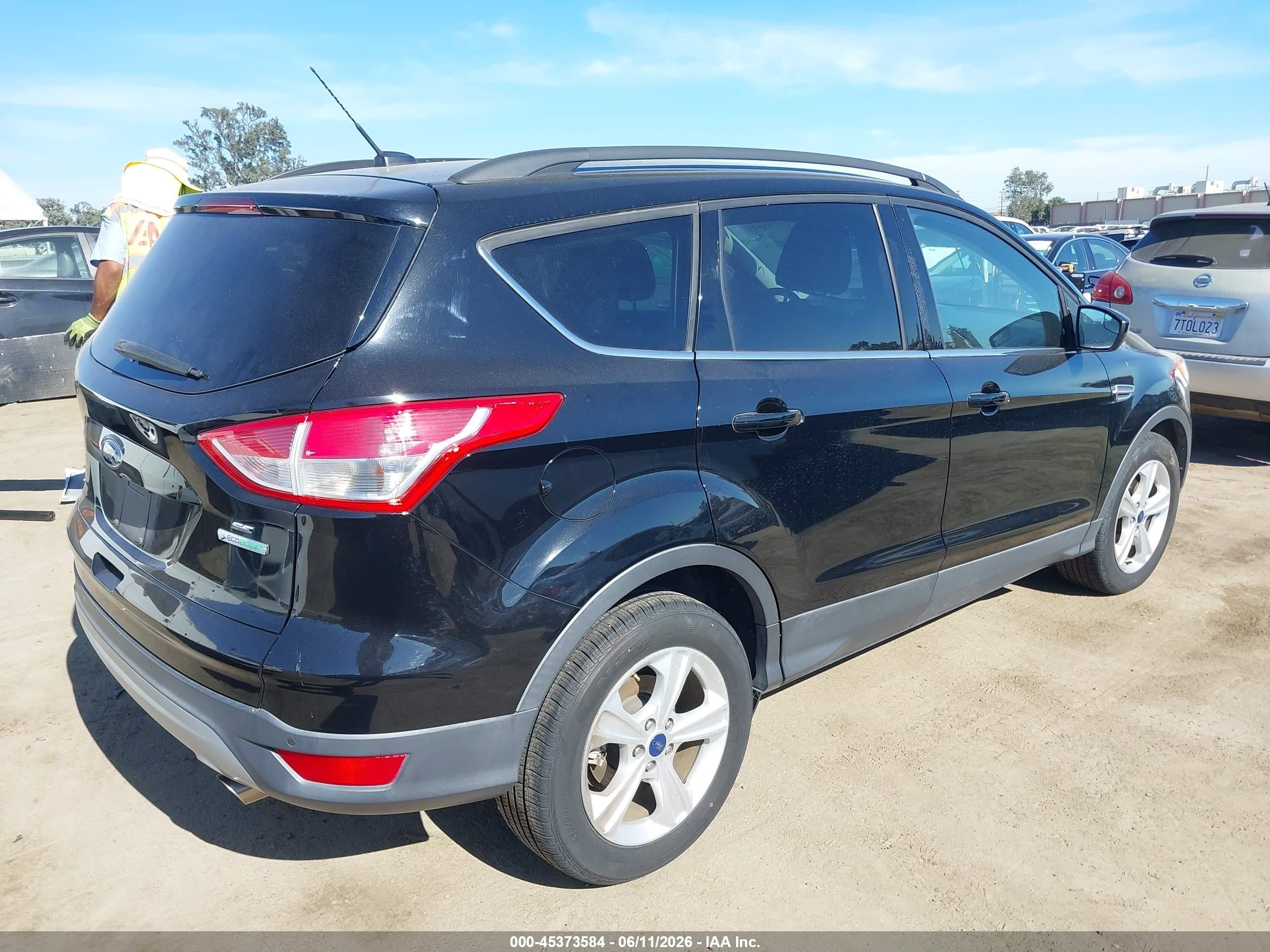 2016 Ford Escape Se Black vin: 1FMCU0GX4GUA12106