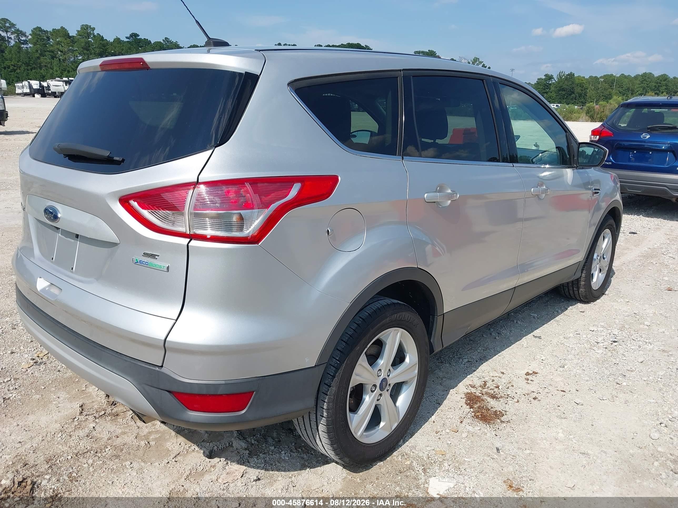2016 Ford Escape Se Gray vin: 1FMCU0GX4GUA35322