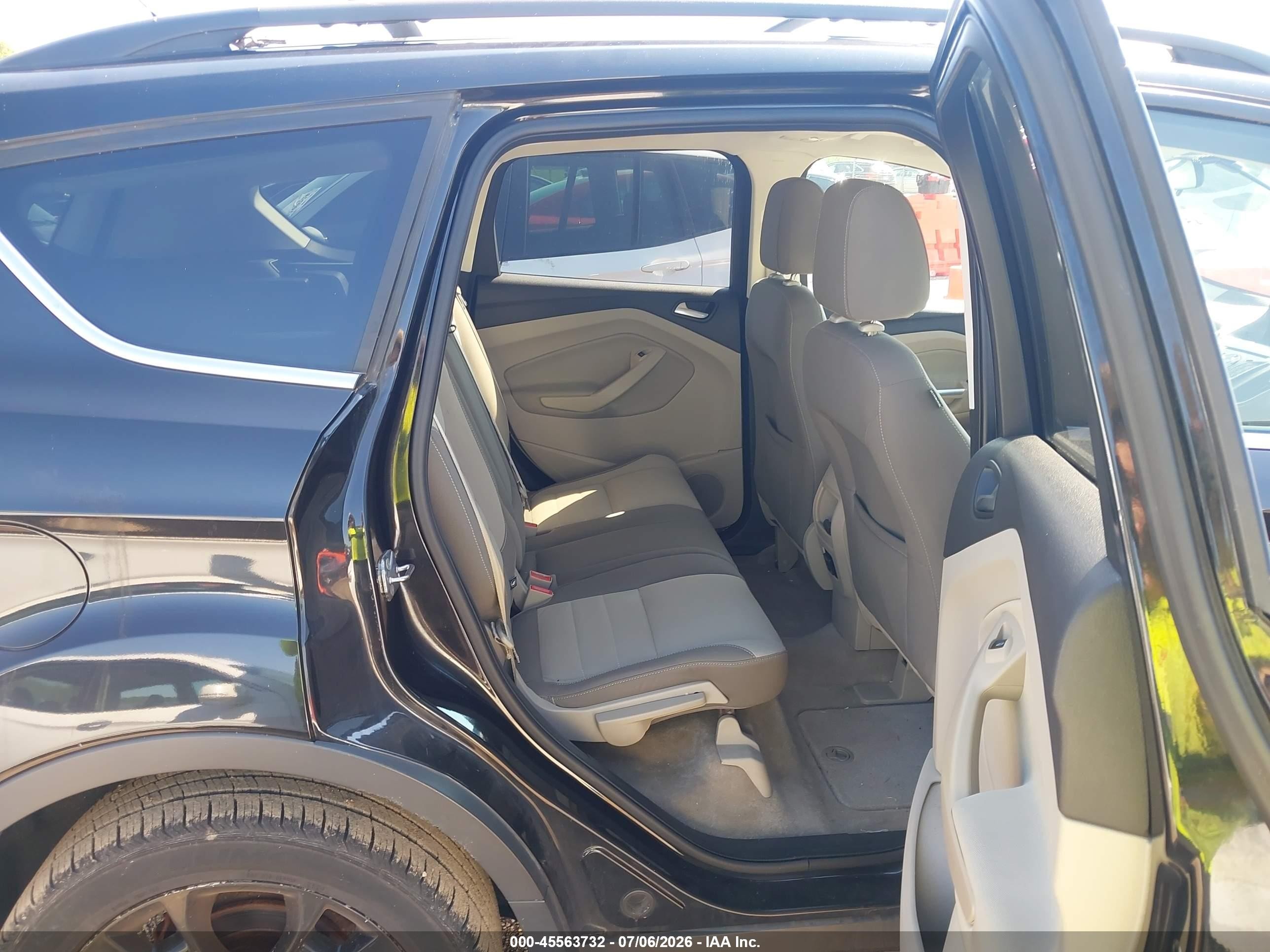 2013 Ford Escape Se Black vin: 1FMCU0GX5DUA52139