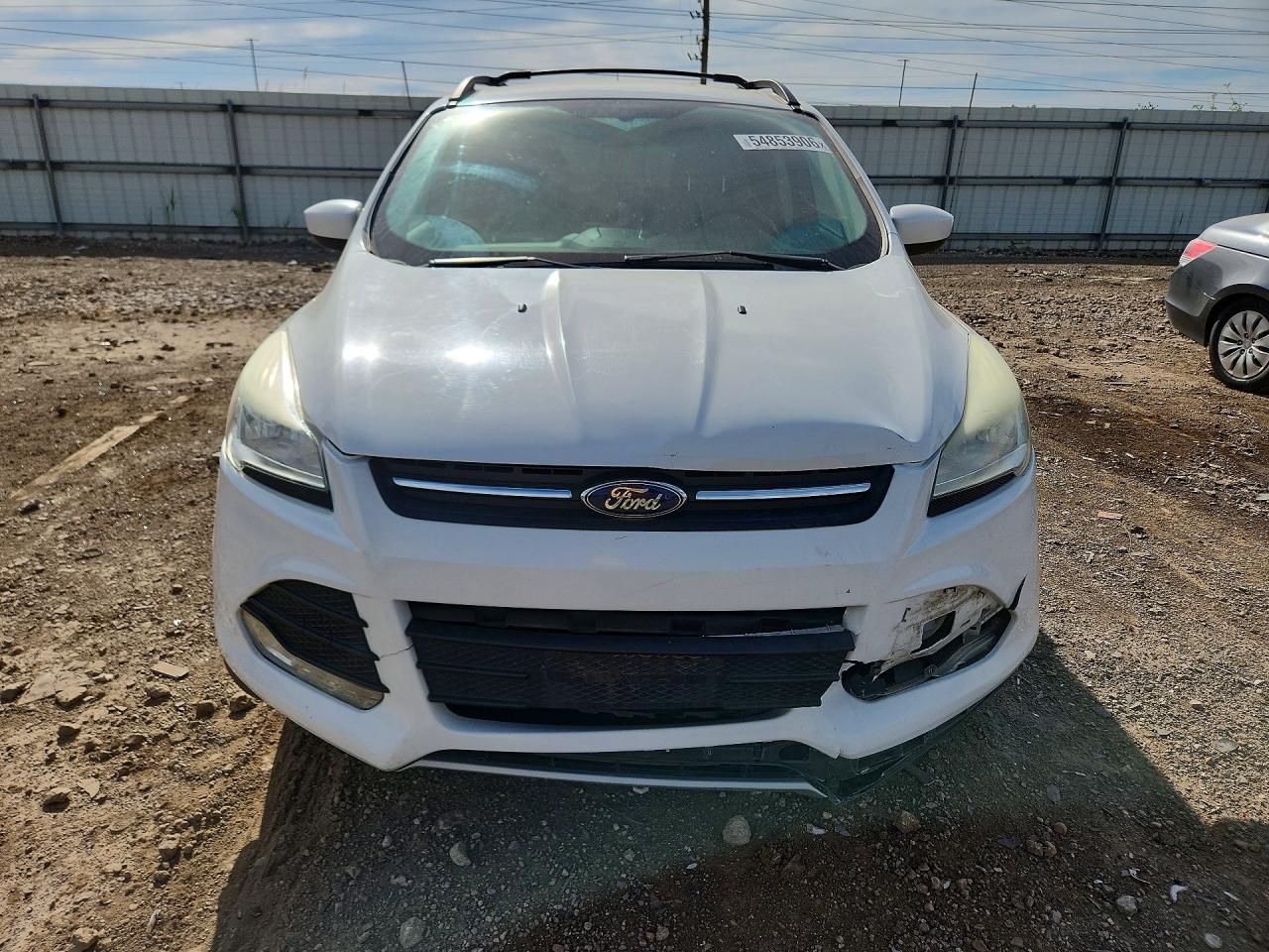 2013 Ford Escape Se White vin: 1FMCU0GX5DUA74299