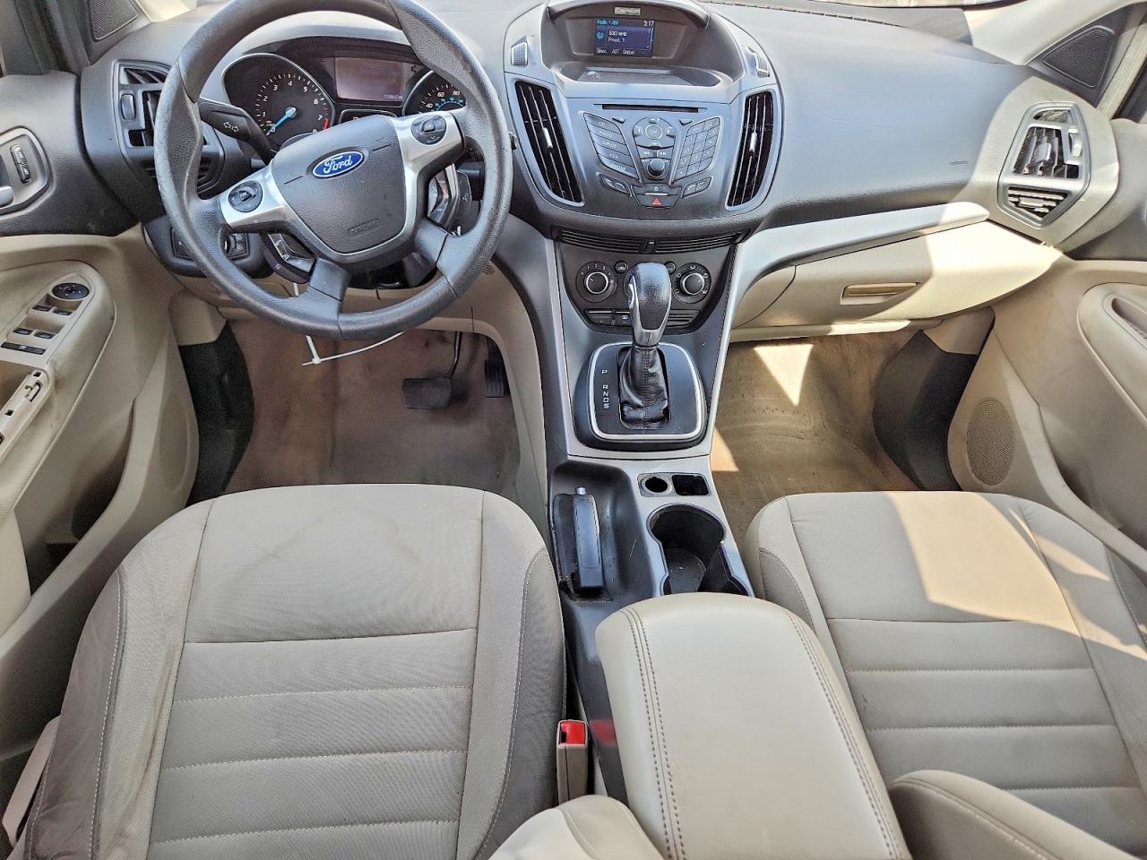 2013 Ford Escape Se White vin: 1FMCU0GX5DUA74299