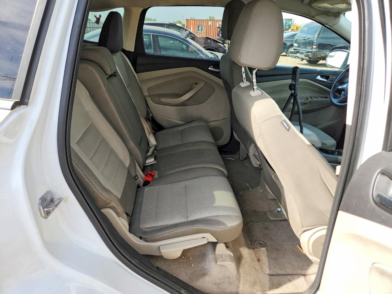 2013 Ford Escape Se White vin: 1FMCU0GX5DUA74299