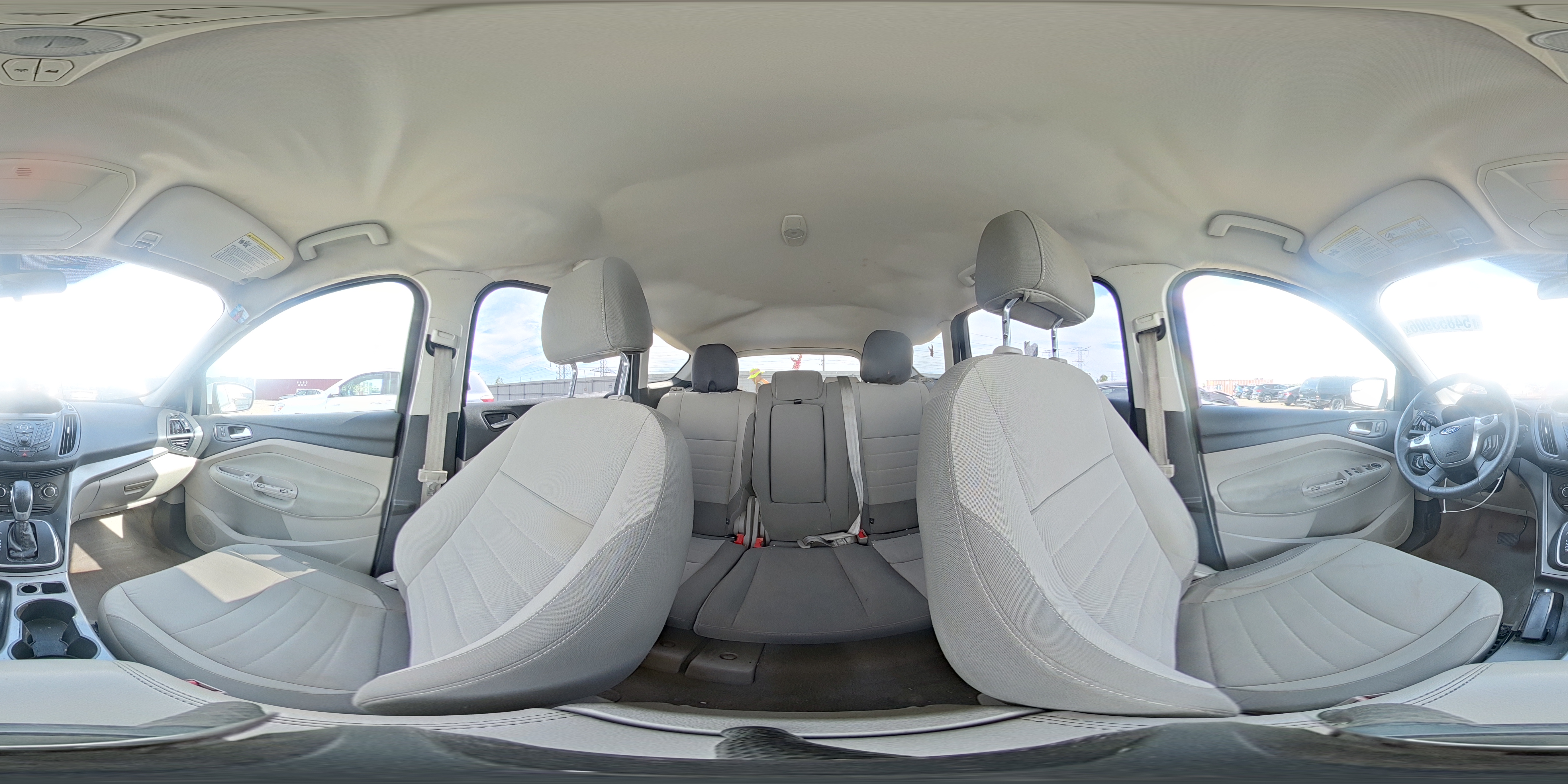 2013 Ford Escape Se White vin: 1FMCU0GX5DUA74299
