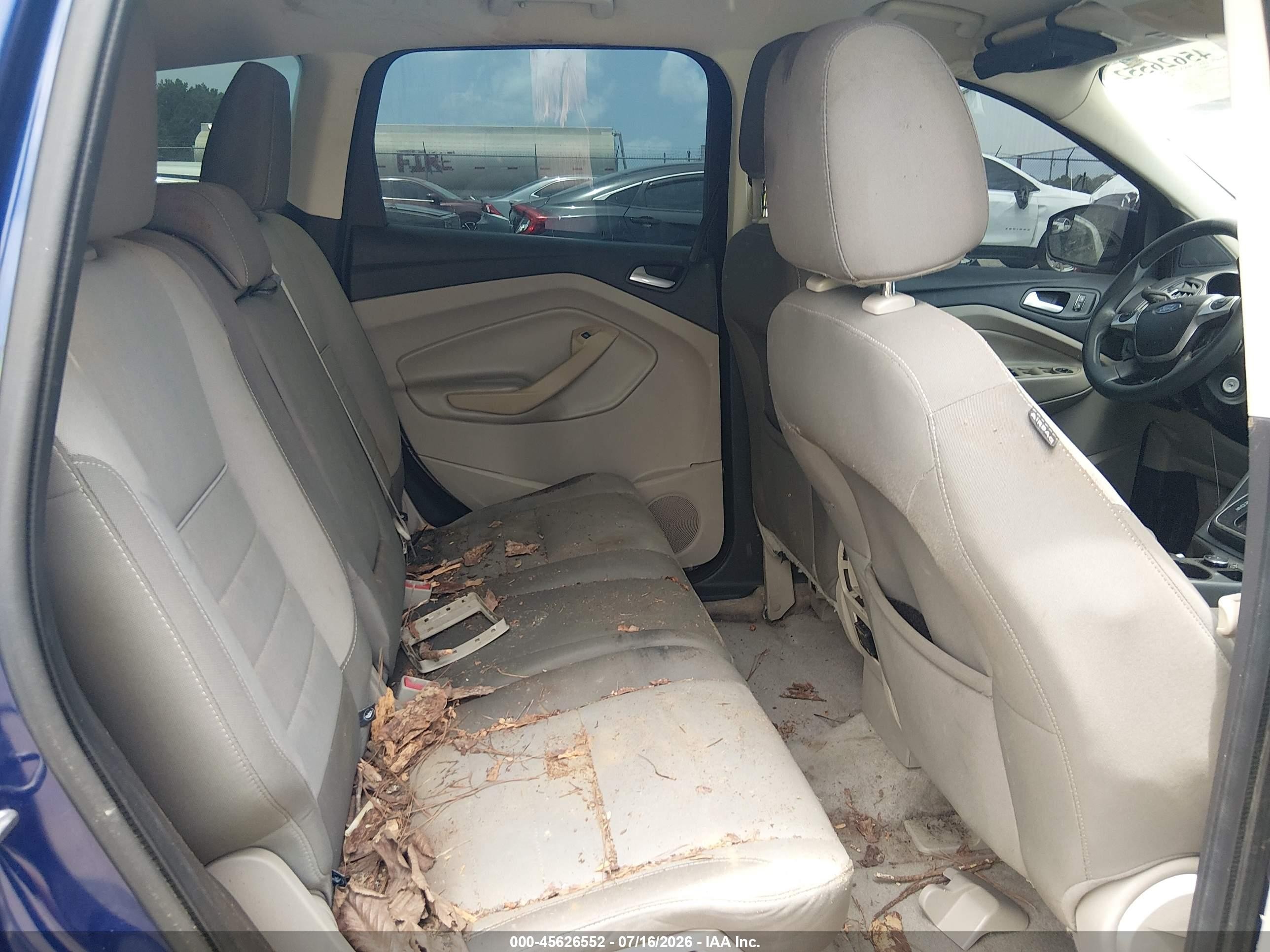 2013 Ford Escape Se Синий vin: 1FMCU0GX5DUB47221