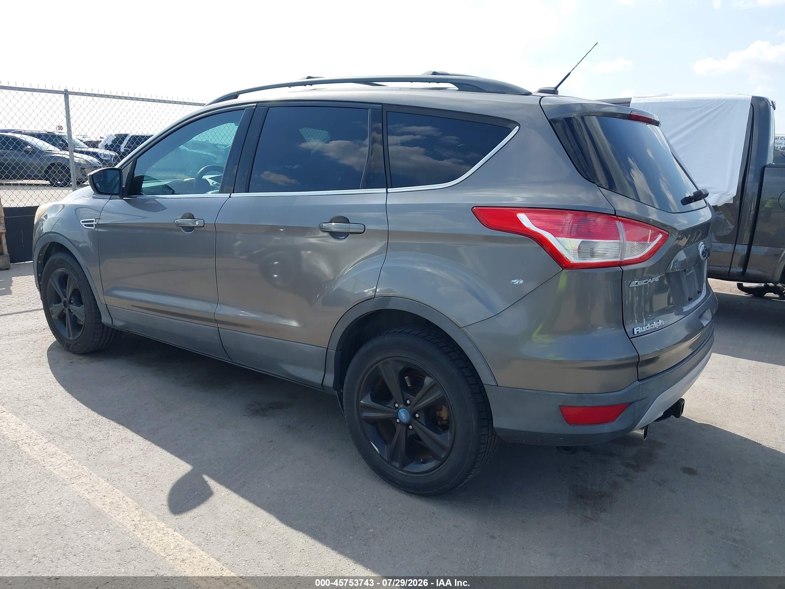2013 Ford Escape Se Gray vin: 1FMCU0GX5DUB70630