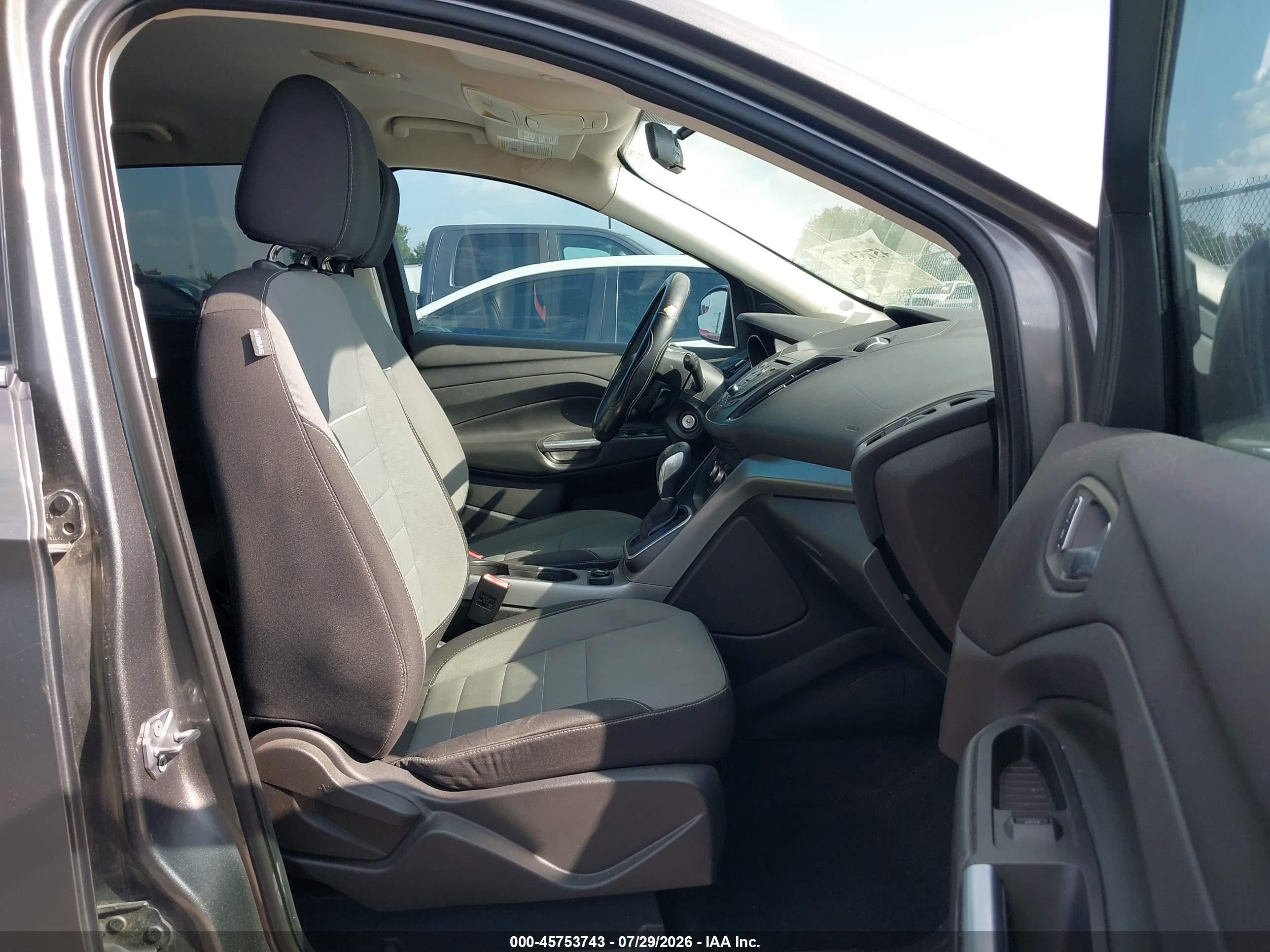 2013 Ford Escape Se Gray vin: 1FMCU0GX5DUB70630