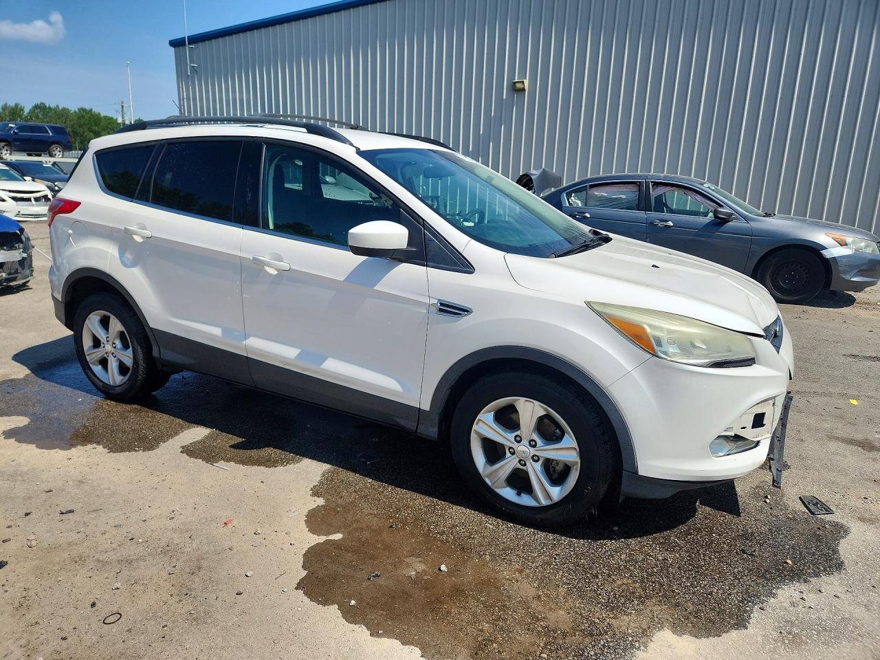 2013 Ford Escape Se White vin: 1FMCU0GX5DUB84074