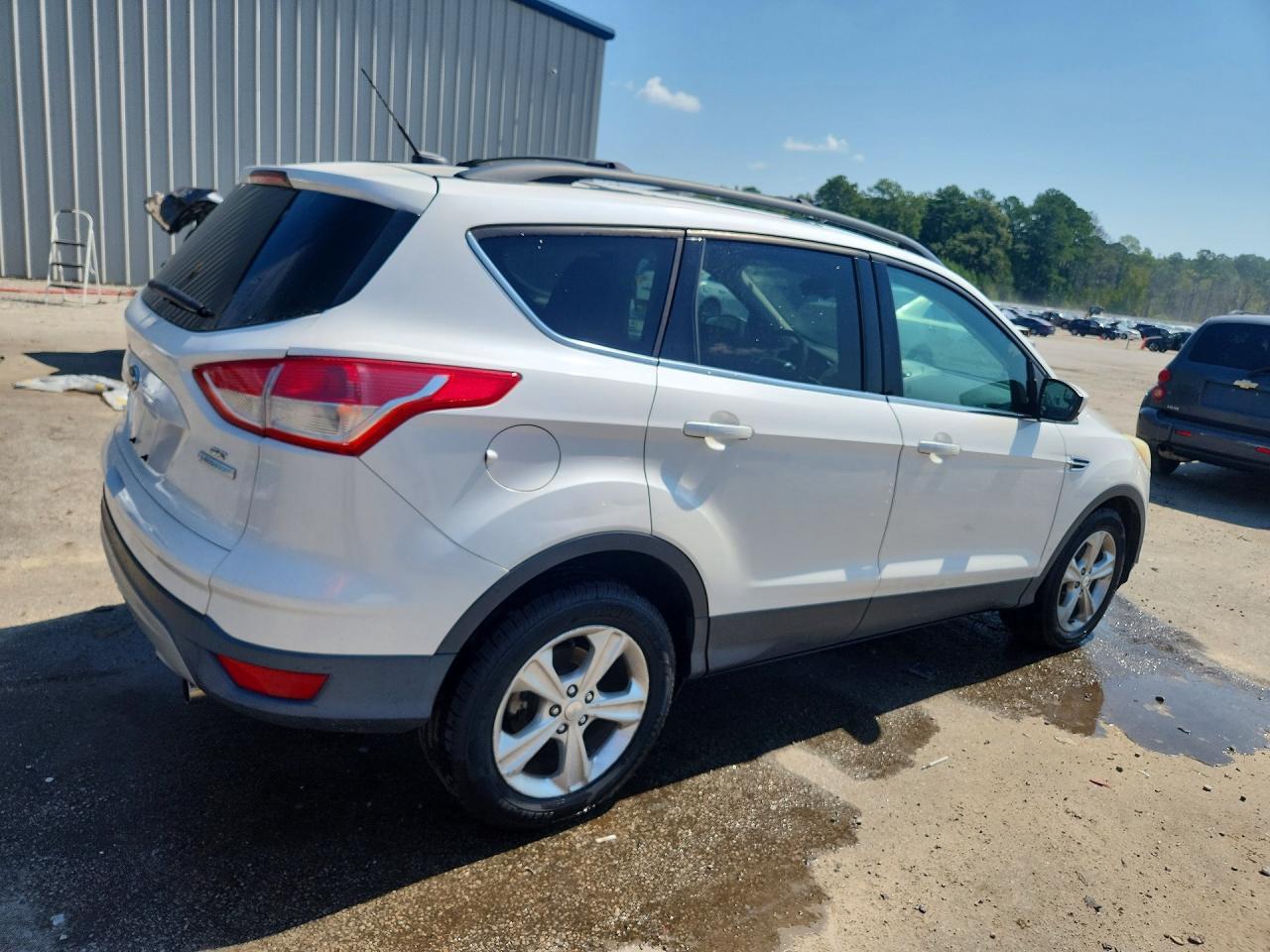 2013 Ford Escape Se White vin: 1FMCU0GX5DUB84074