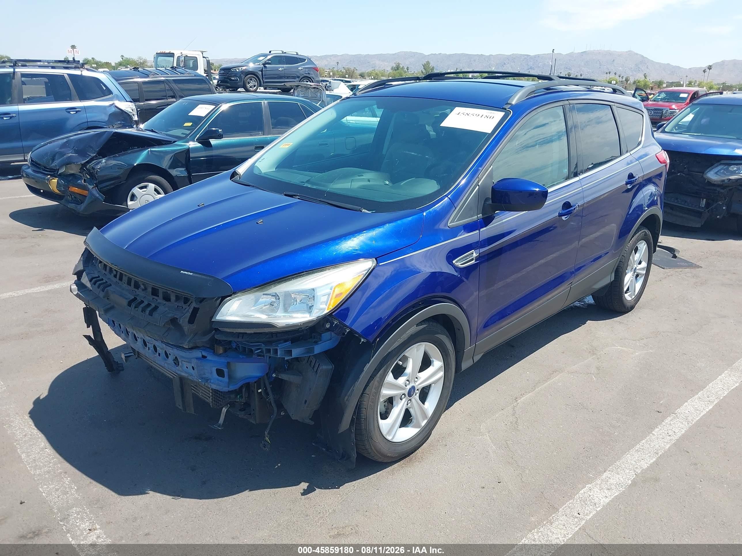 2013 Ford Escape Se Blue vin: 1FMCU0GX5DUB96872