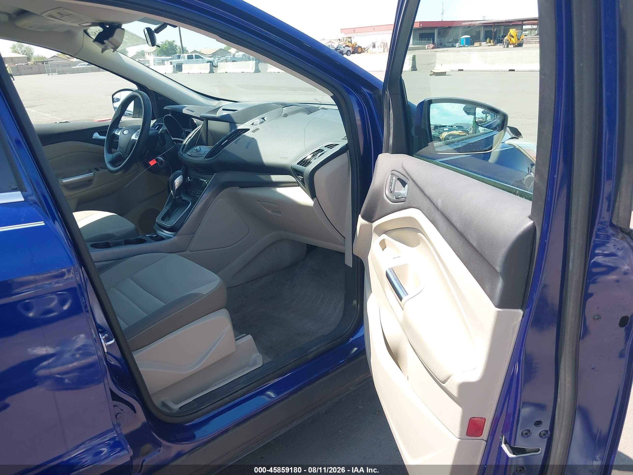 2013 Ford Escape Se Blue vin: 1FMCU0GX5DUB96872
