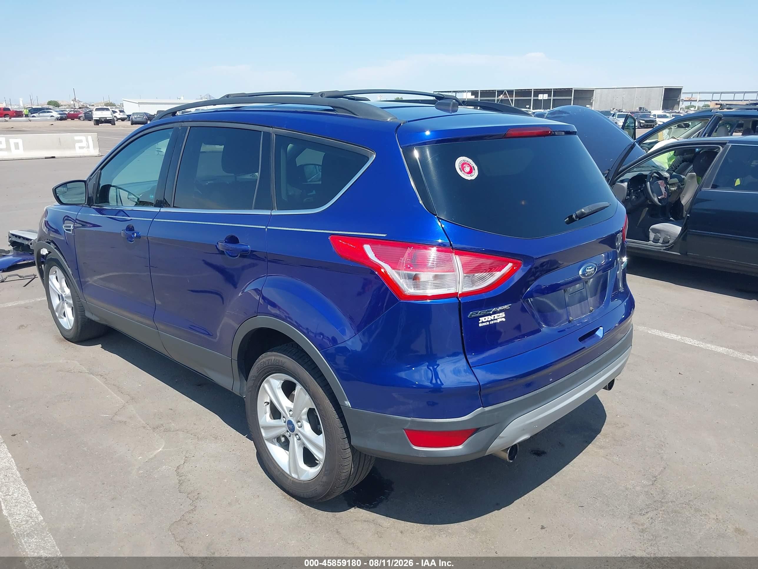 2013 Ford Escape Se Blue vin: 1FMCU0GX5DUB96872