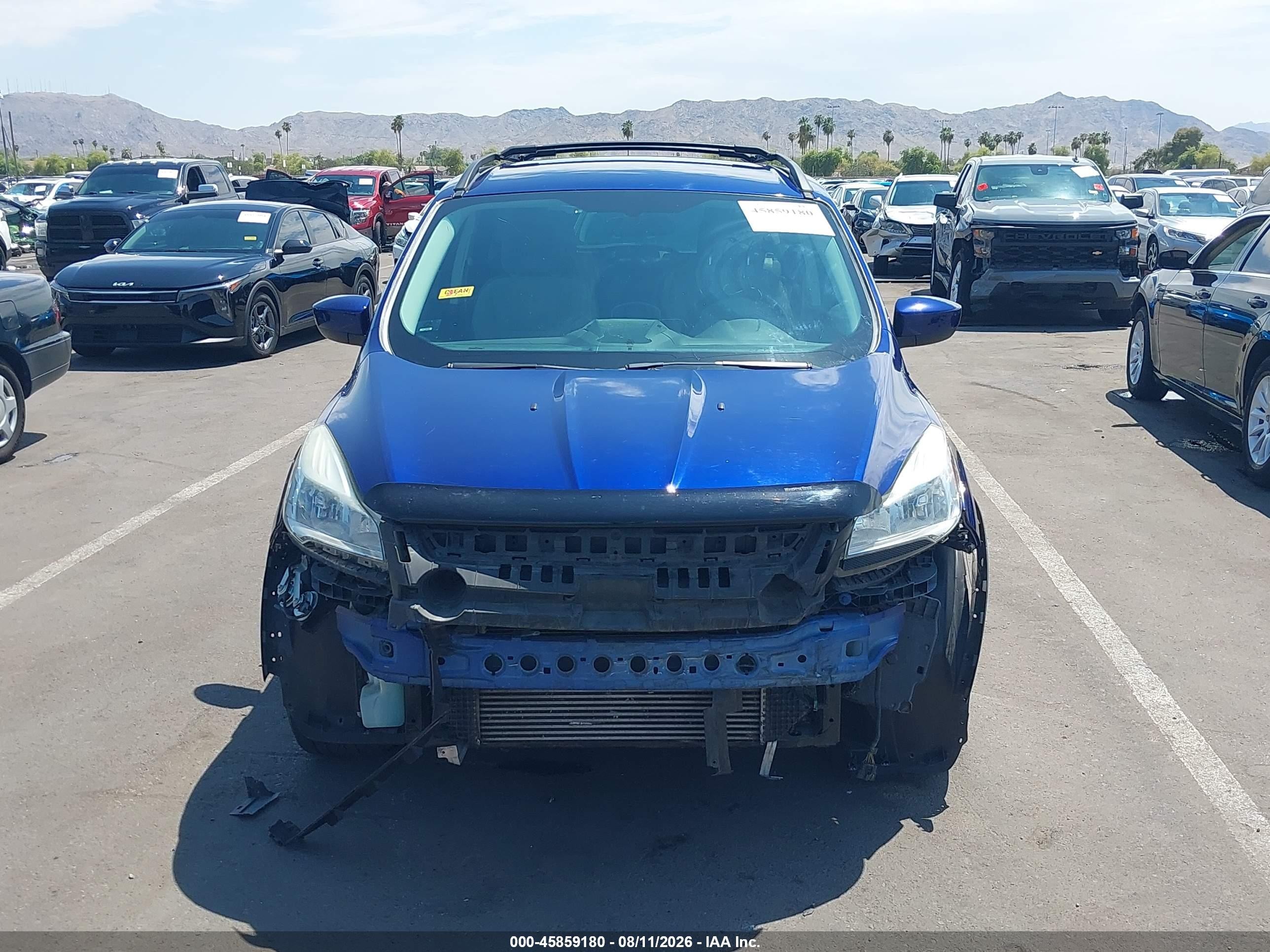 2013 Ford Escape Se Blue vin: 1FMCU0GX5DUB96872