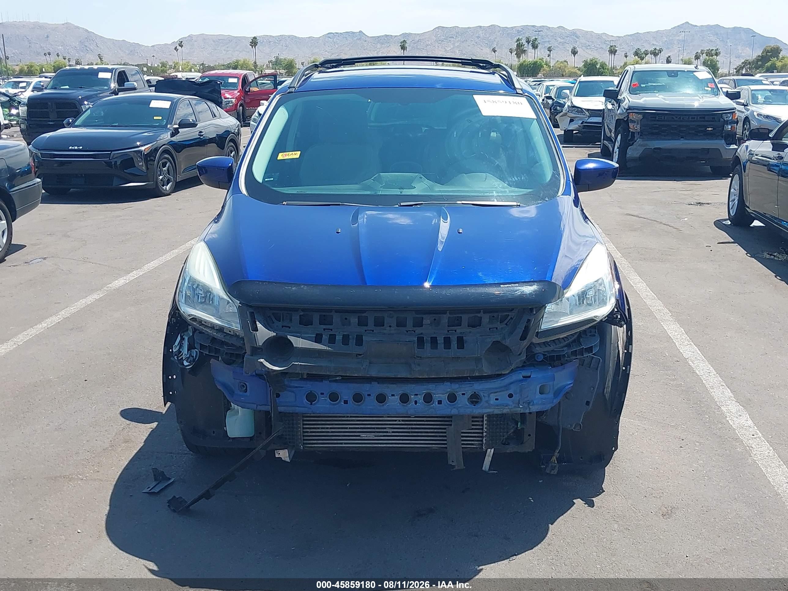 2013 Ford Escape Se Blue vin: 1FMCU0GX5DUB96872