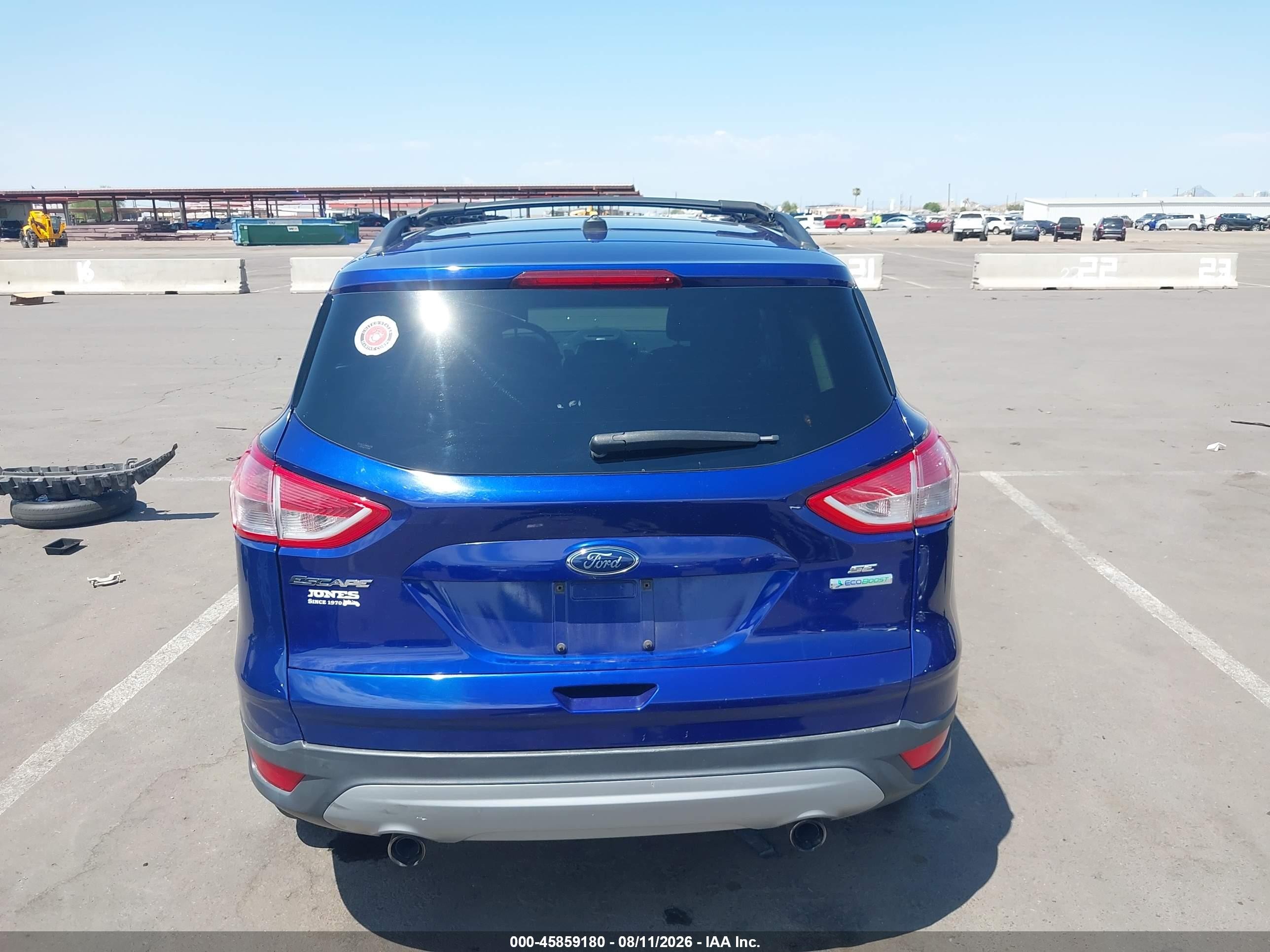 2013 Ford Escape Se Blue vin: 1FMCU0GX5DUB96872
