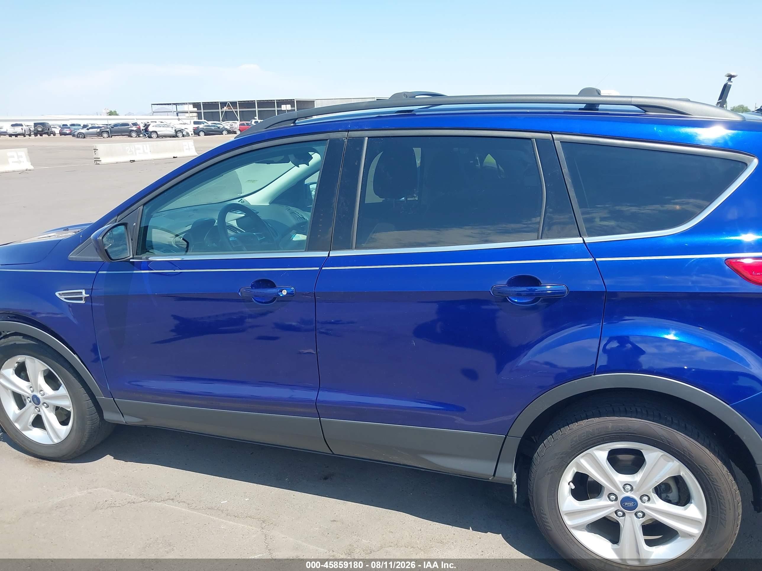 2013 Ford Escape Se Blue vin: 1FMCU0GX5DUB96872
