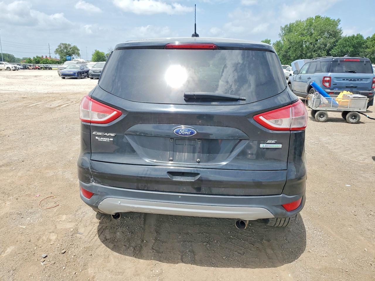 2013 Ford Escape Se Черный vin: 1FMCU0GX5DUC42832