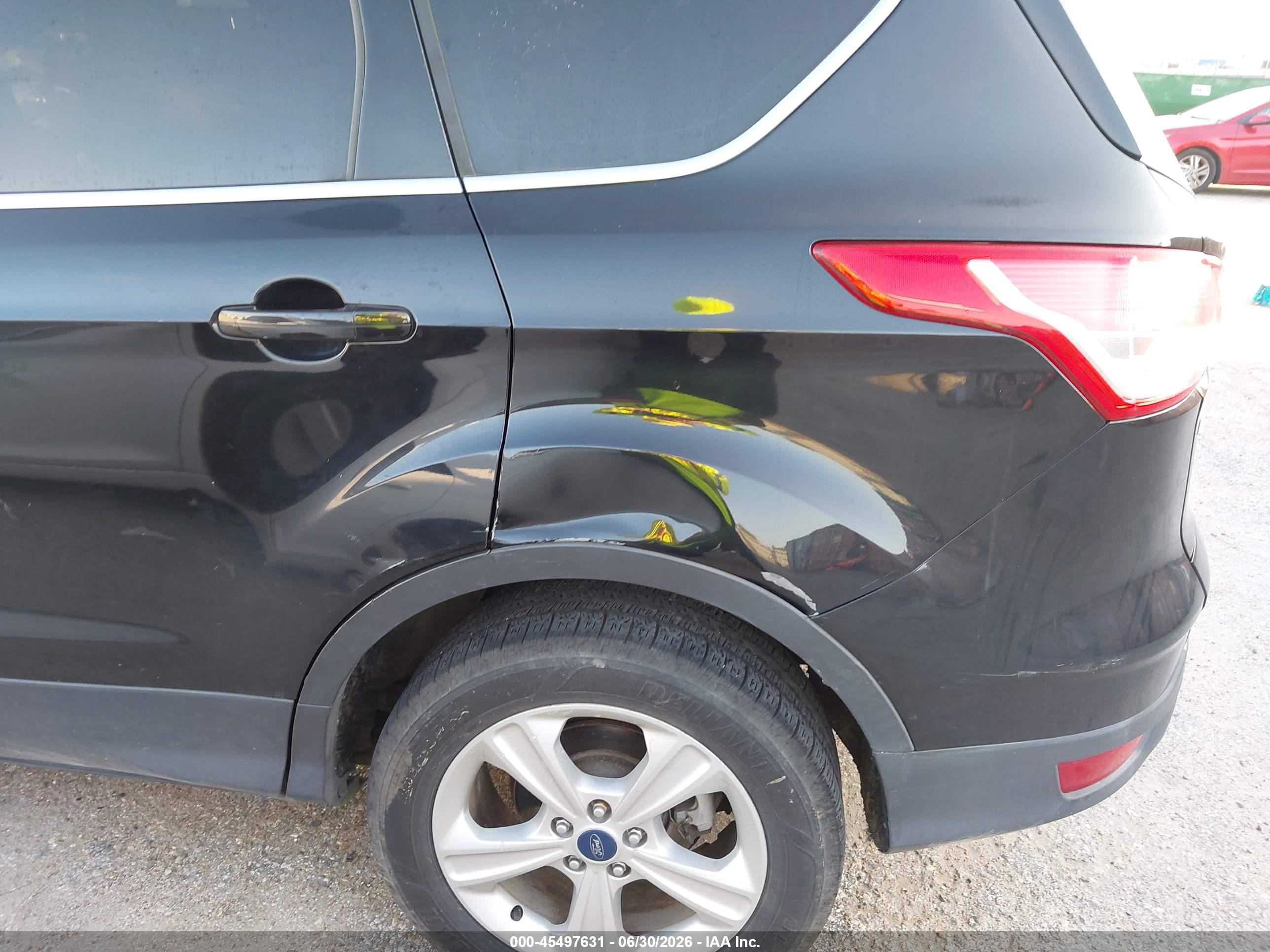 2013 Ford Escape Se Black vin: 1FMCU0GX5DUC54057