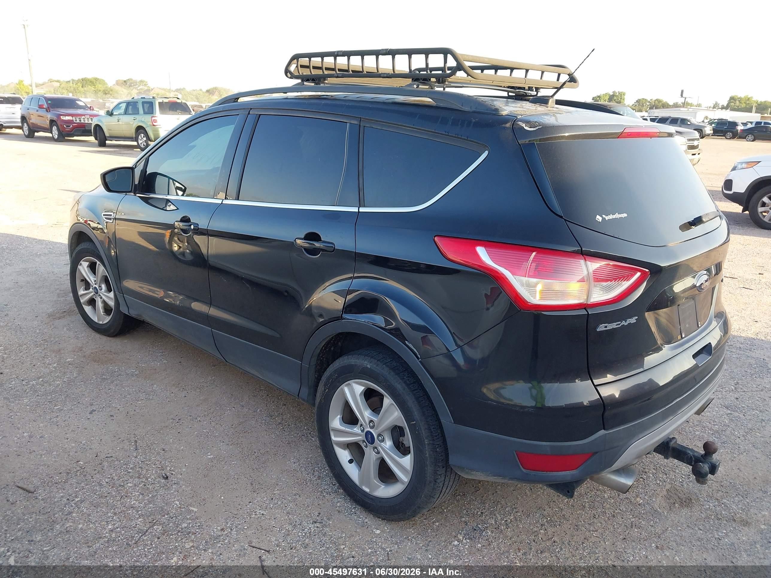 2013 Ford Escape Se Black vin: 1FMCU0GX5DUC54057