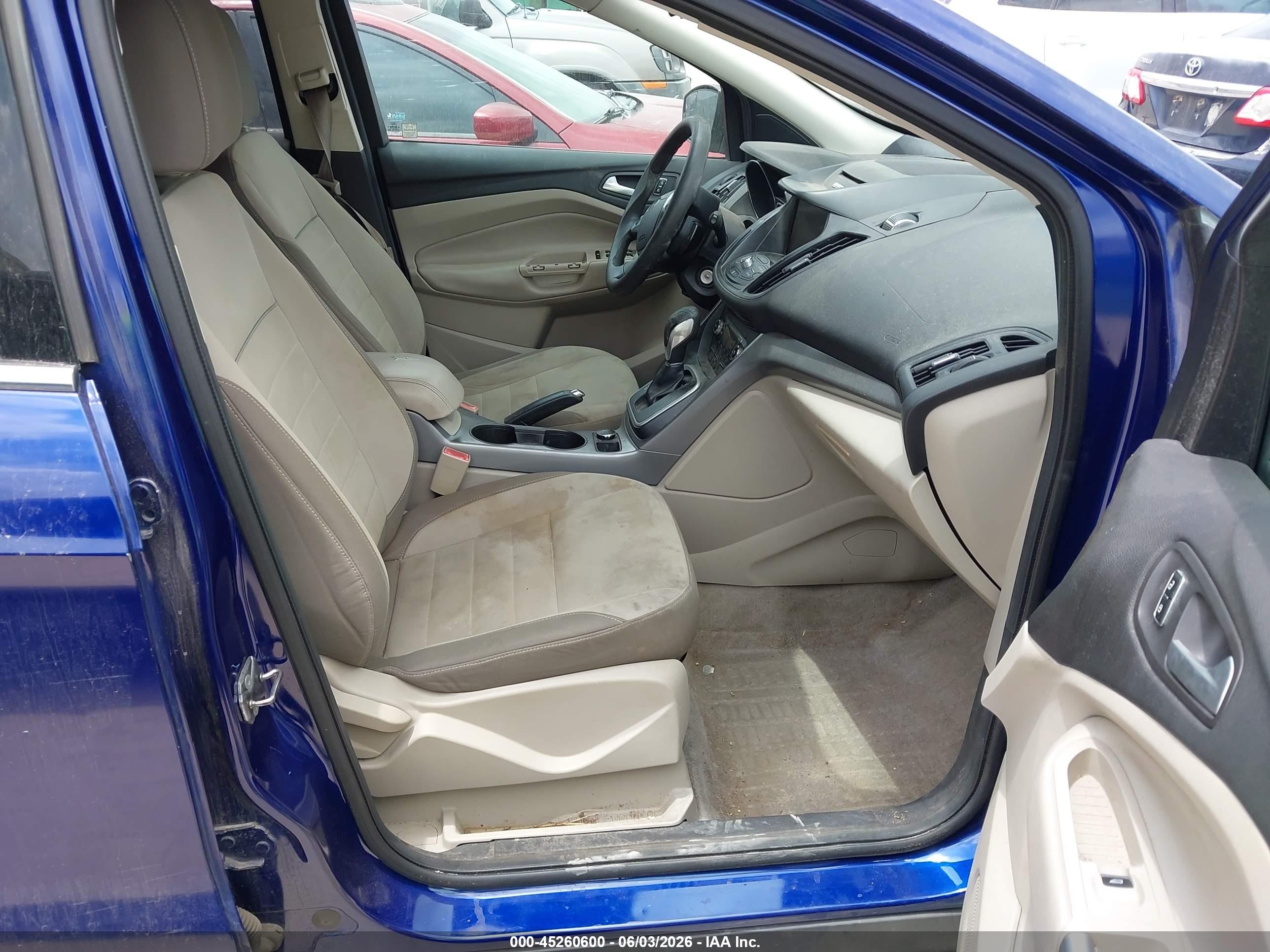 2013 Ford Escape Se Blue vin: 1FMCU0GX5DUC54169