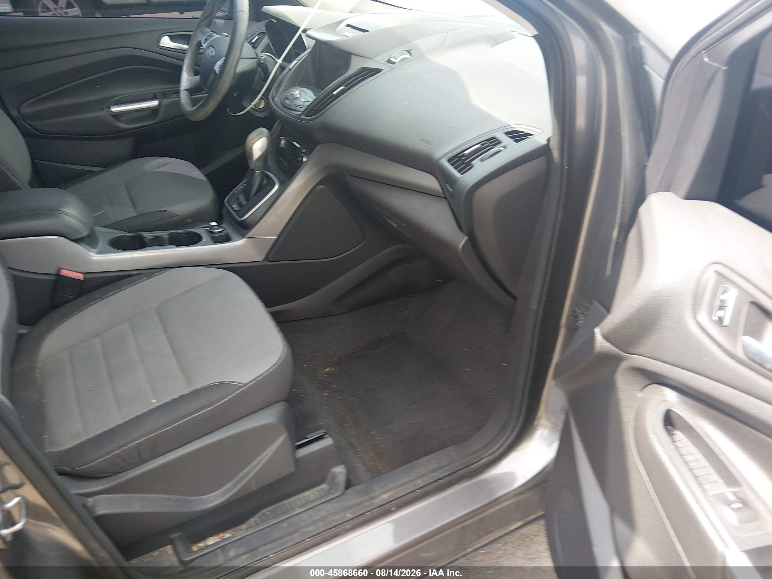 2013 Ford Escape Se Gray vin: 1FMCU0GX5DUC72414