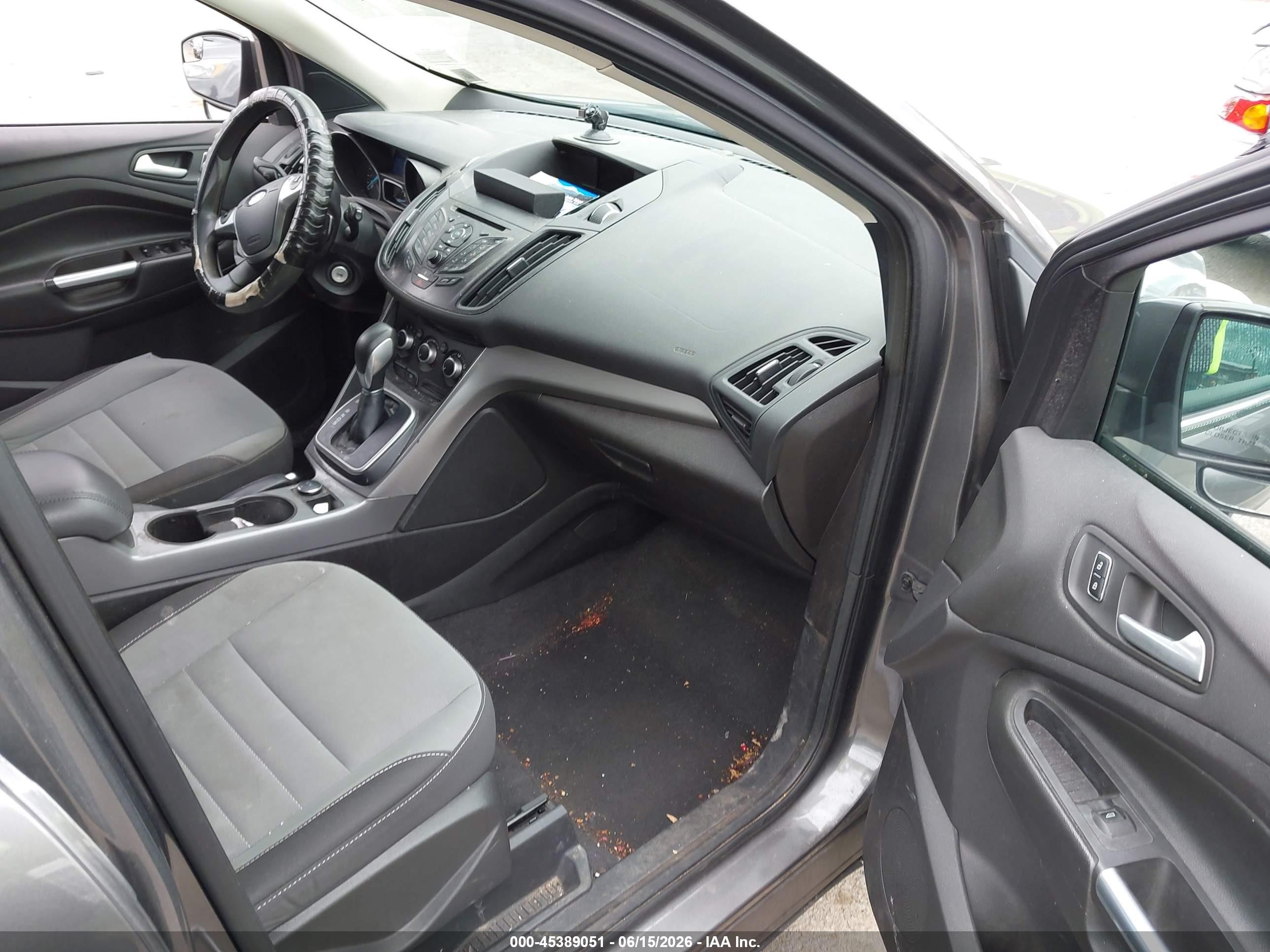 2013 Ford Escape Se Gray vin: 1FMCU0GX5DUD16590