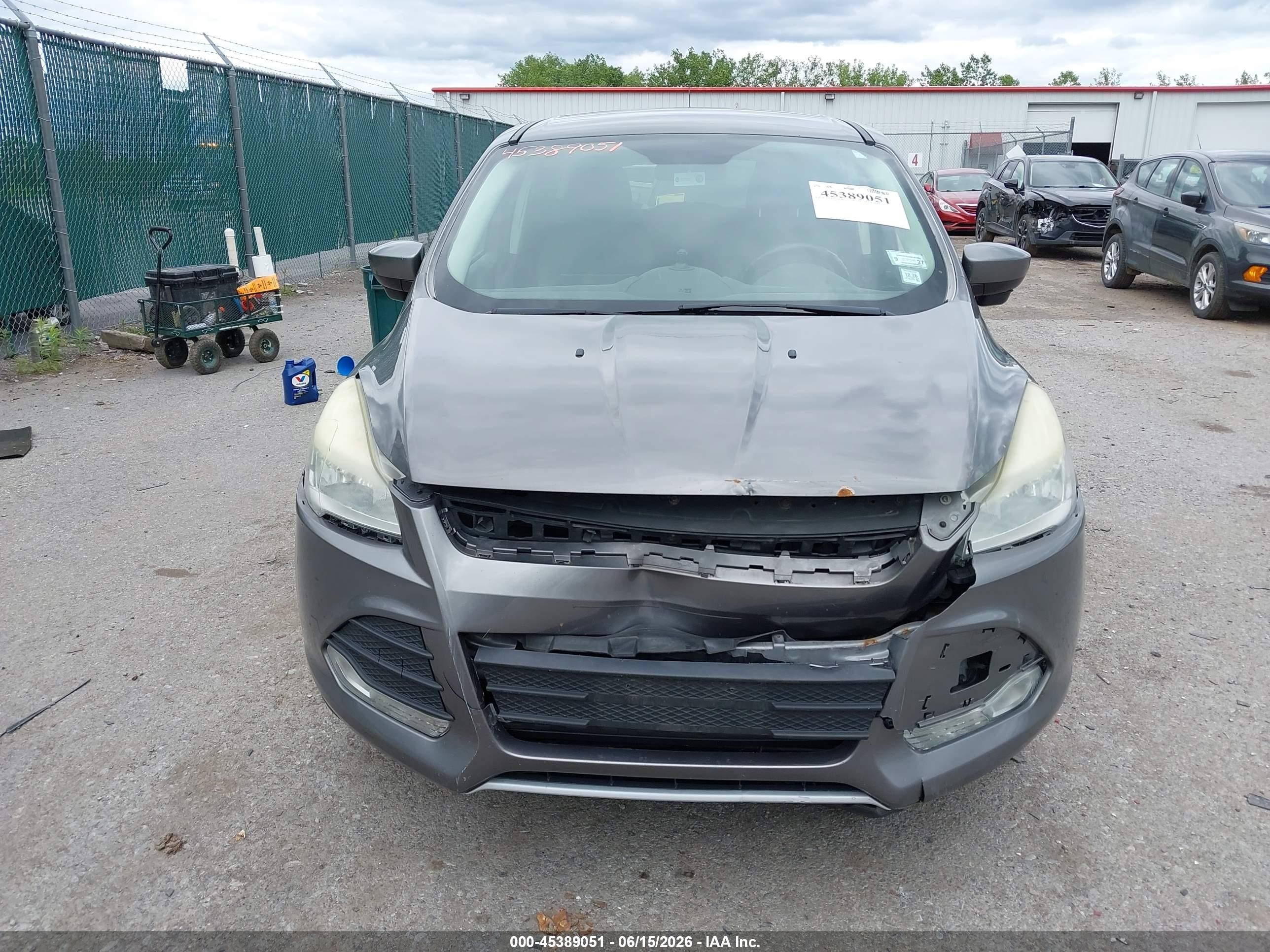 2013 Ford Escape Se Gray vin: 1FMCU0GX5DUD16590