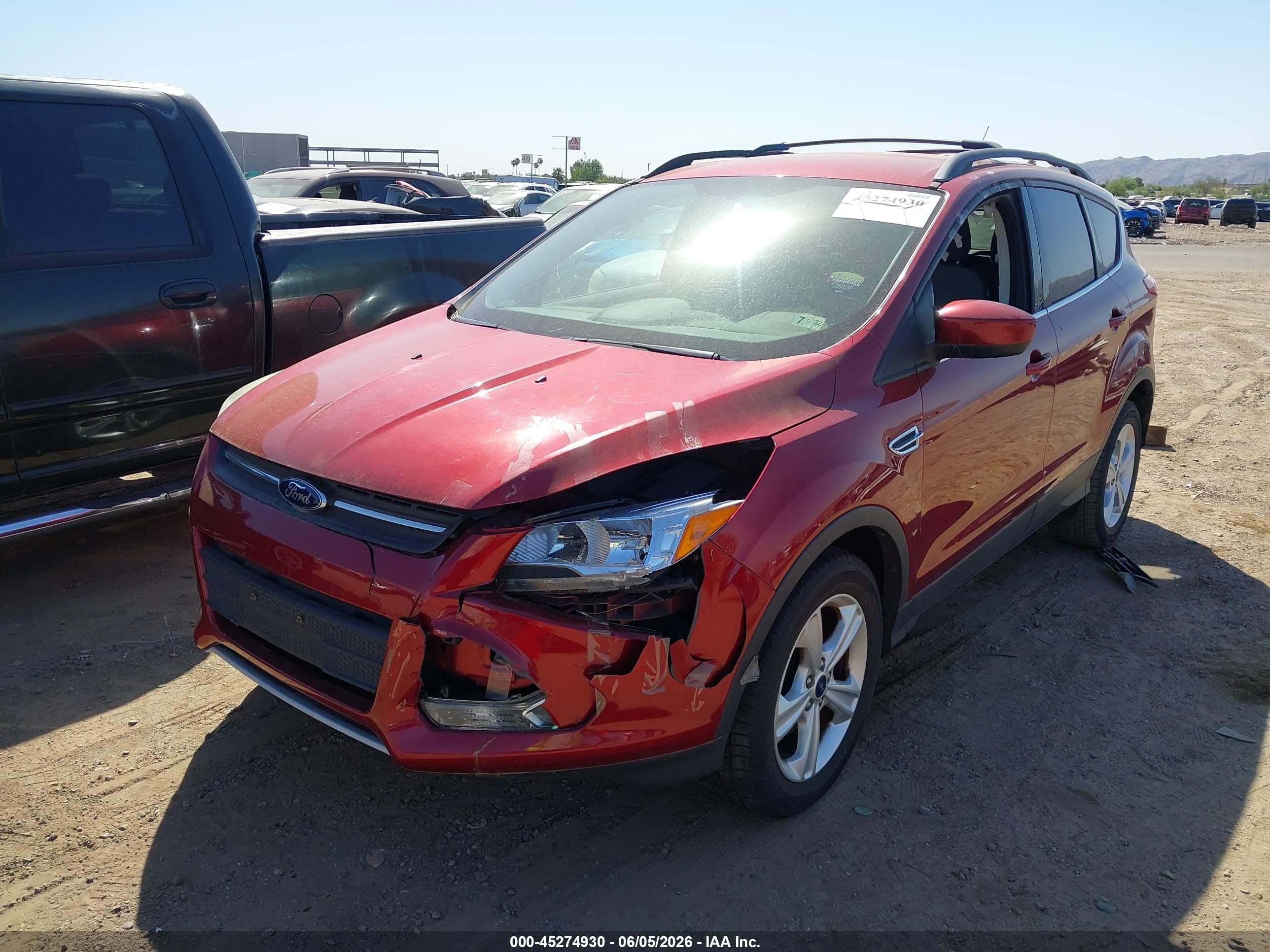 2013 Ford Escape Se Red vin: 1FMCU0GX5DUD33499