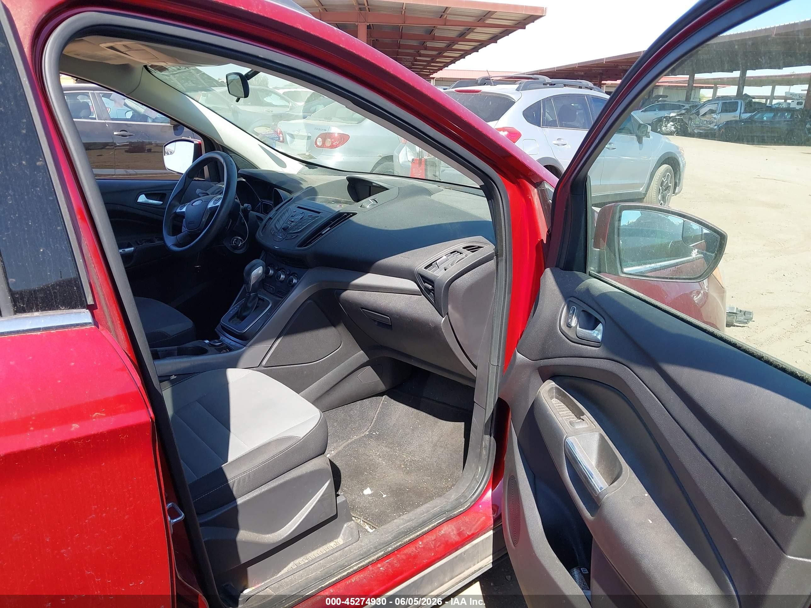 2013 Ford Escape Se Red vin: 1FMCU0GX5DUD33499