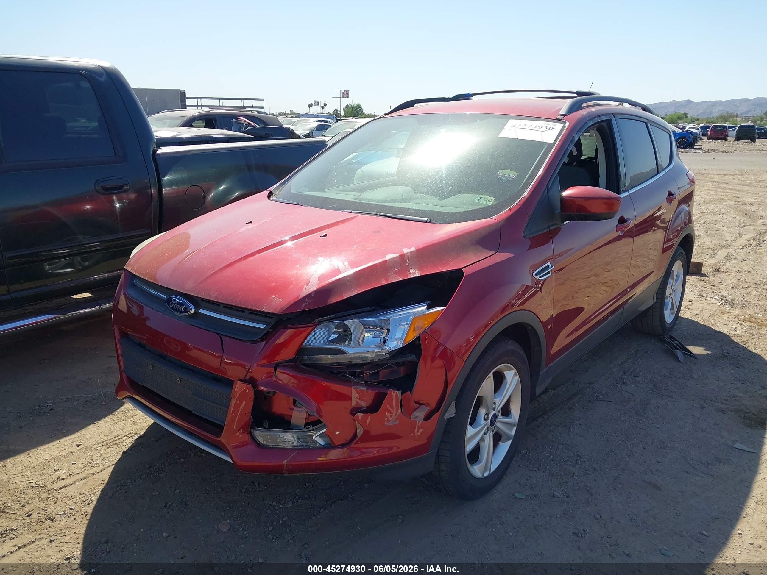2013 Ford Escape Se Red vin: 1FMCU0GX5DUD33499