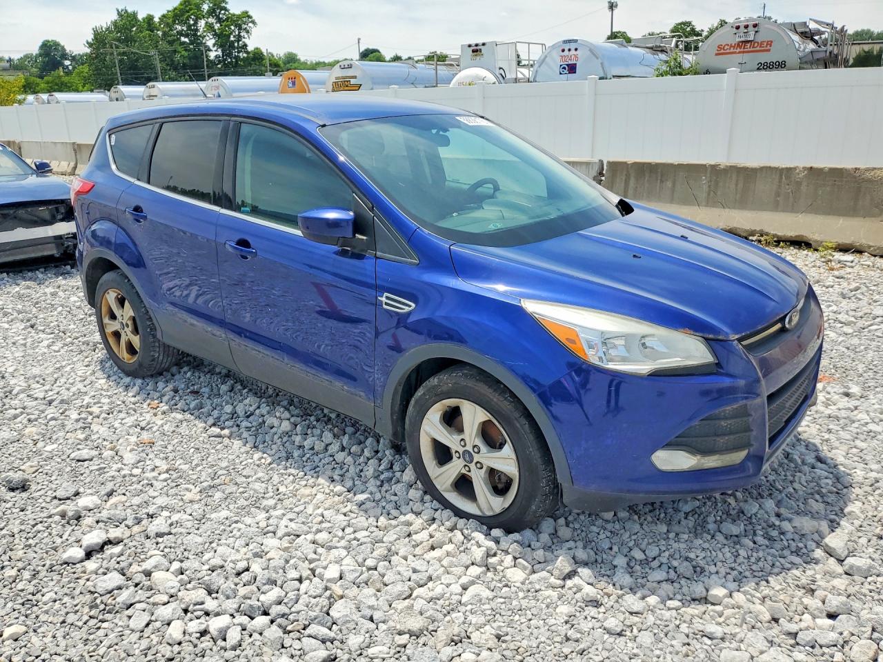 2014 Ford Escape Se Blue vin: 1FMCU0GX5EUA20468