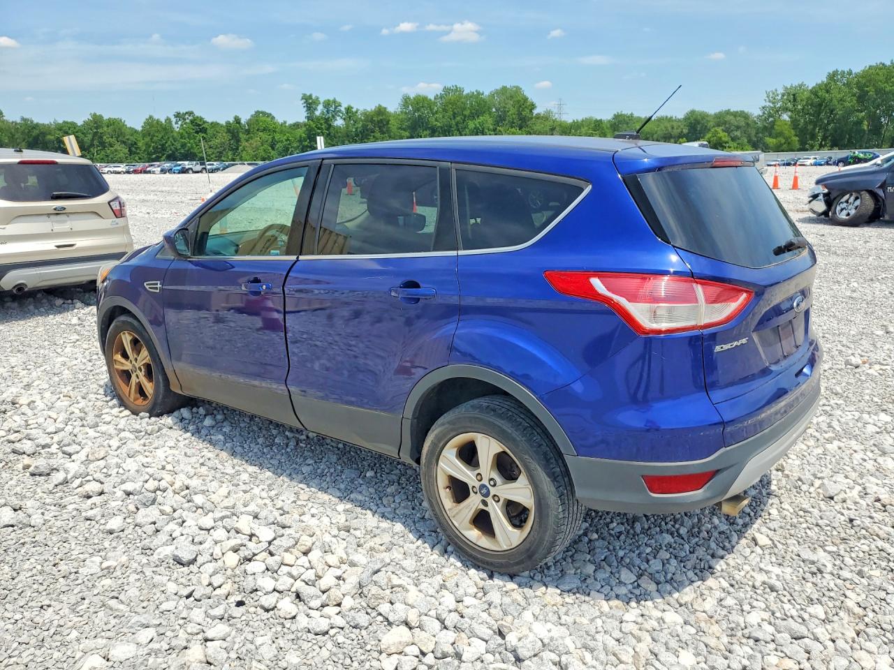 2014 Ford Escape Se Blue vin: 1FMCU0GX5EUA20468
