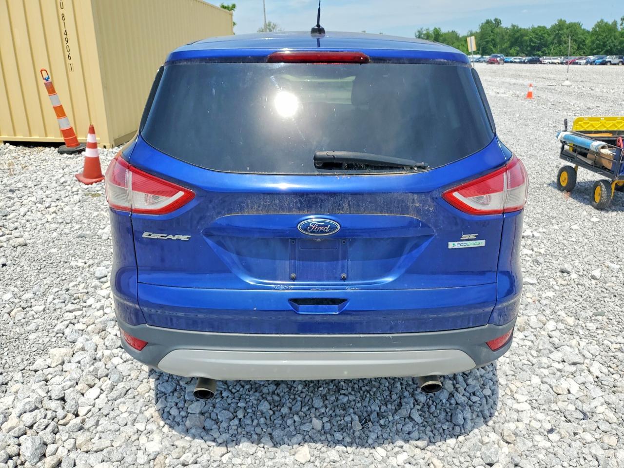 2014 Ford Escape Se Blue vin: 1FMCU0GX5EUA20468