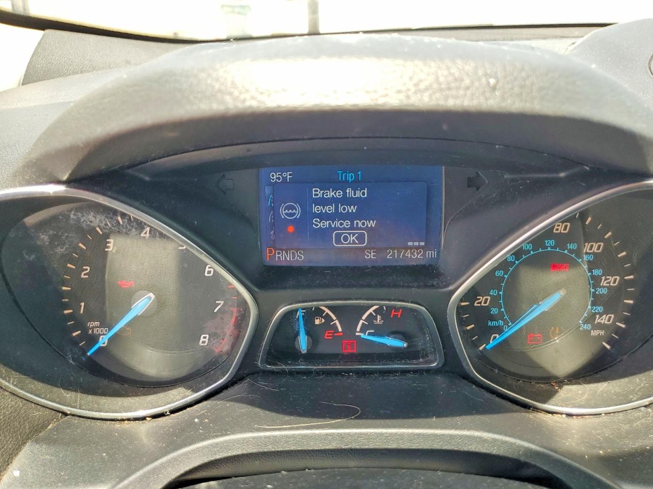 2014 Ford Escape Se Blue vin: 1FMCU0GX5EUA20468