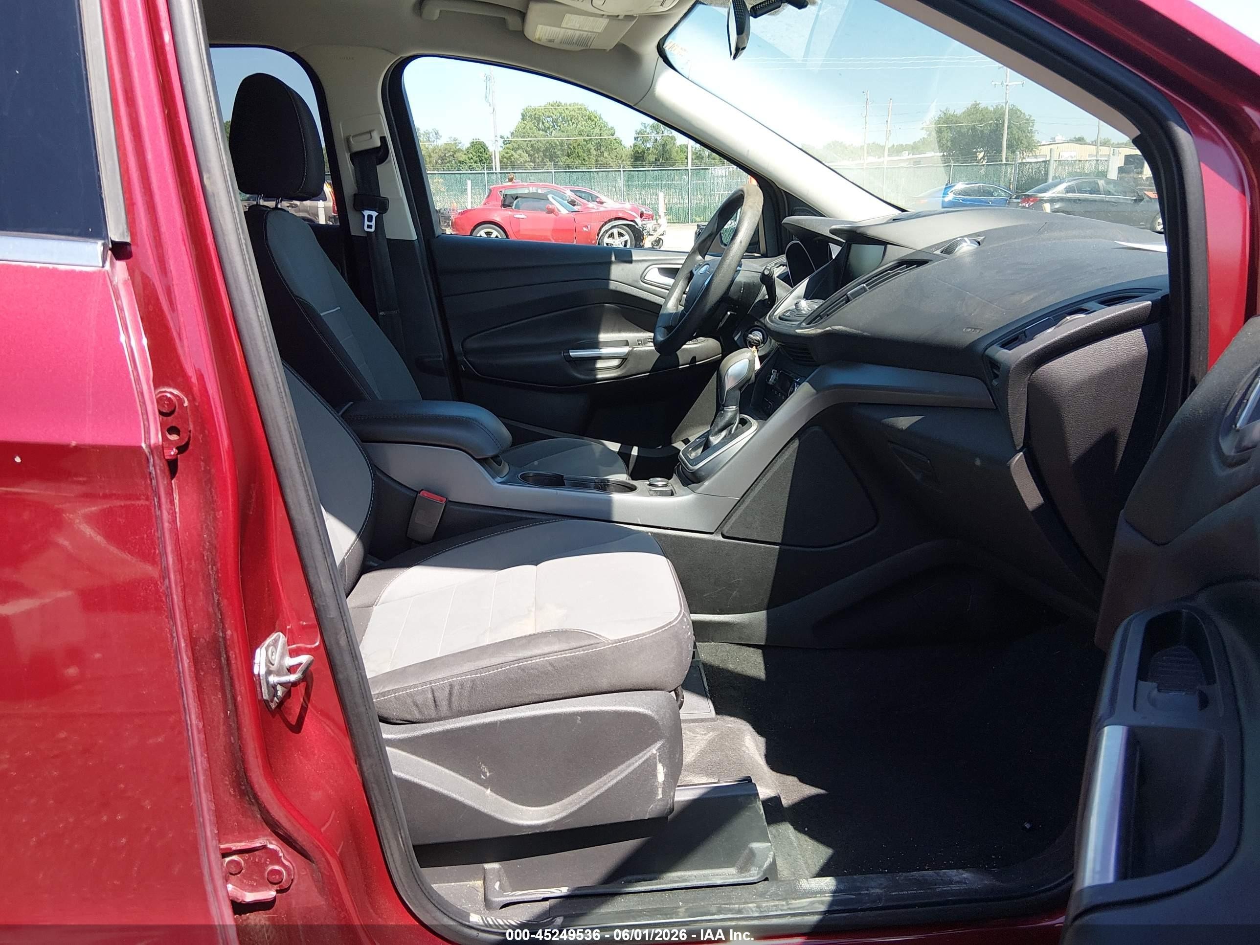 2014 Ford Escape Se Red vin: 1FMCU0GX5EUA27291