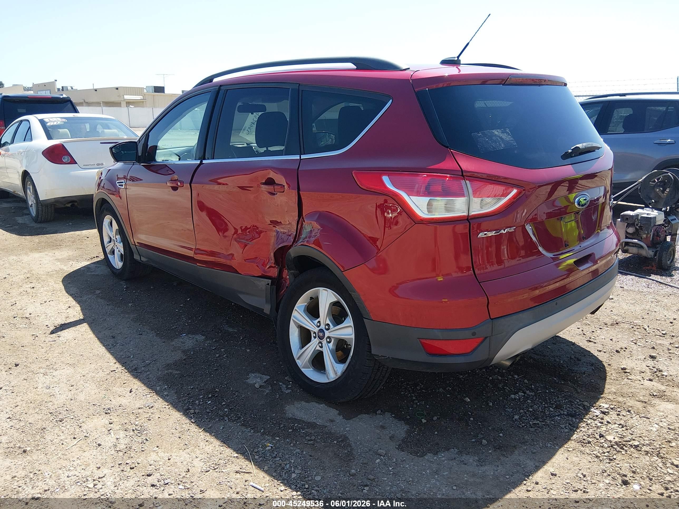 2014 Ford Escape Se Red vin: 1FMCU0GX5EUA27291