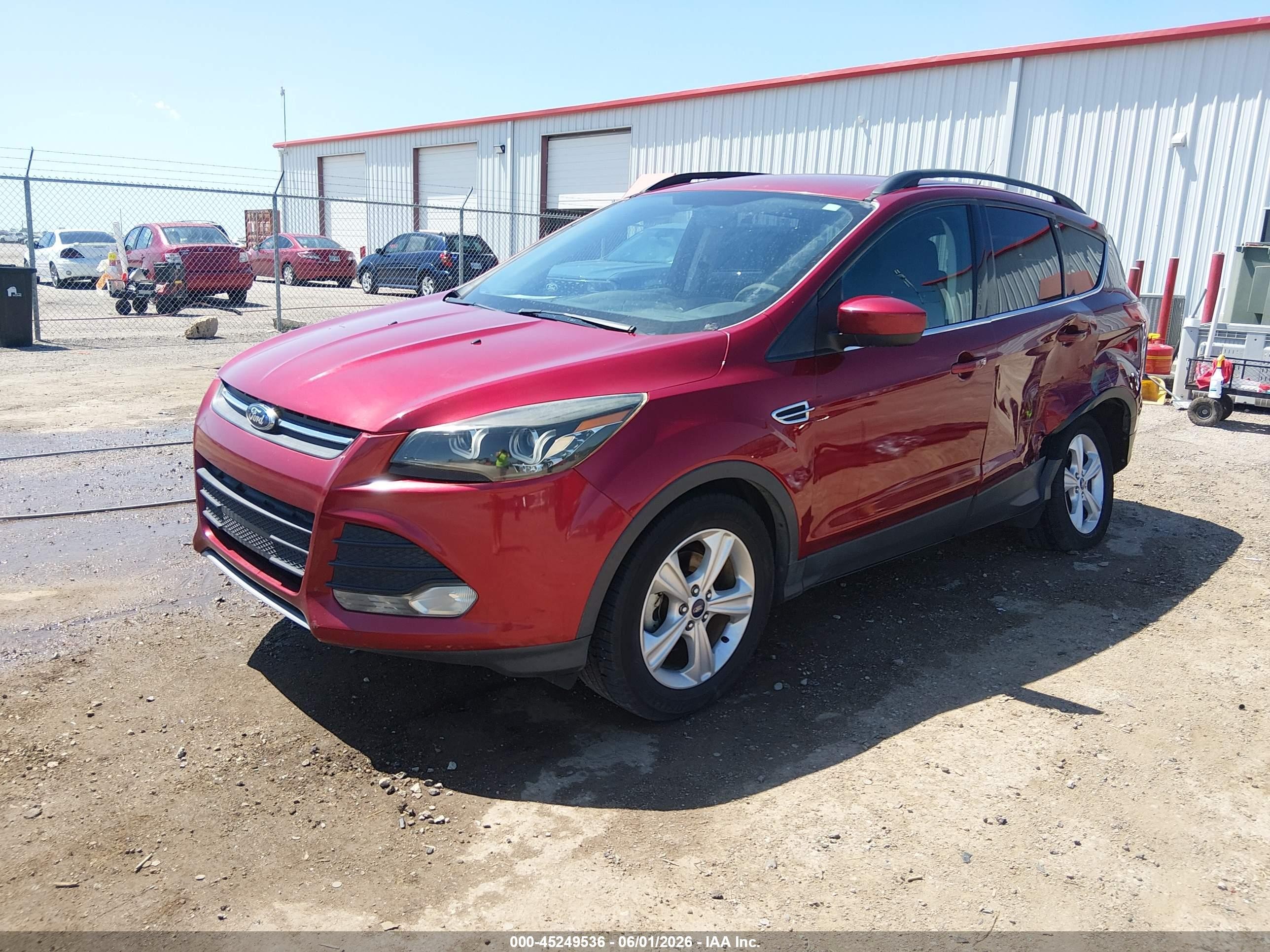 2014 Ford Escape Se Red vin: 1FMCU0GX5EUA27291